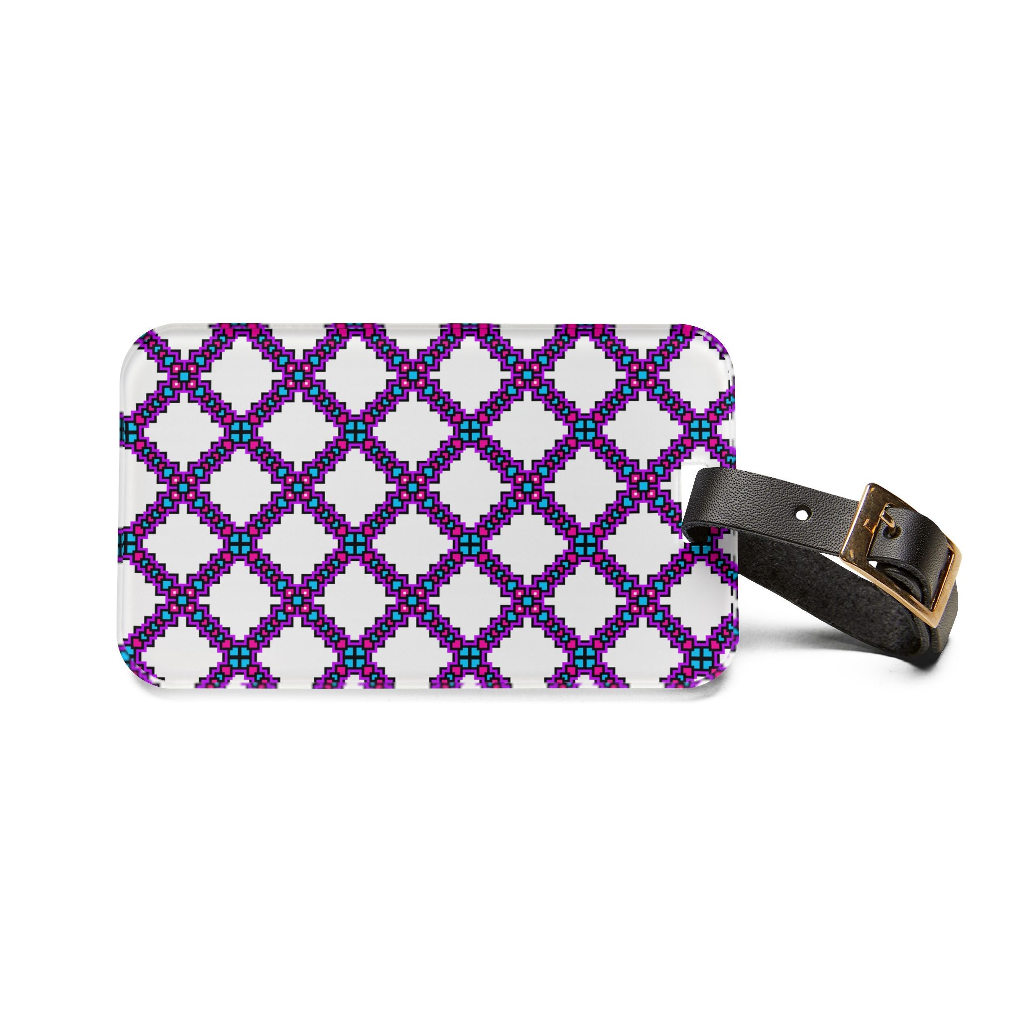 Colorful Bohemian Luggage Tag - Travel Accessory, Personalized Gift, Vacation Essential, Baggage Identifier, Unique Travel Tags