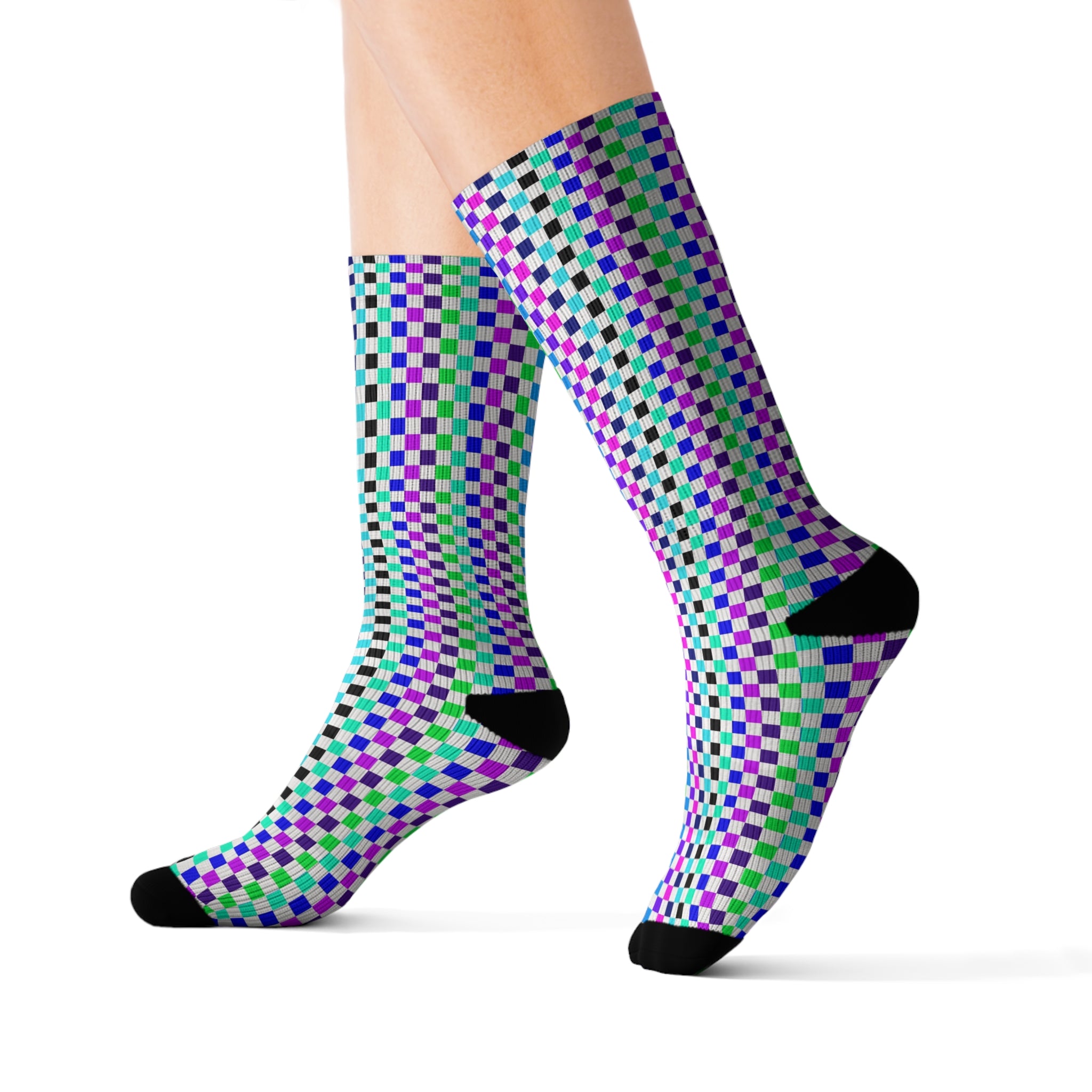 Colorful Patterned Socks, Unique Fashion Accessories, Fun Gift Idea, Festival Footwear, Comfortable Everyday Use