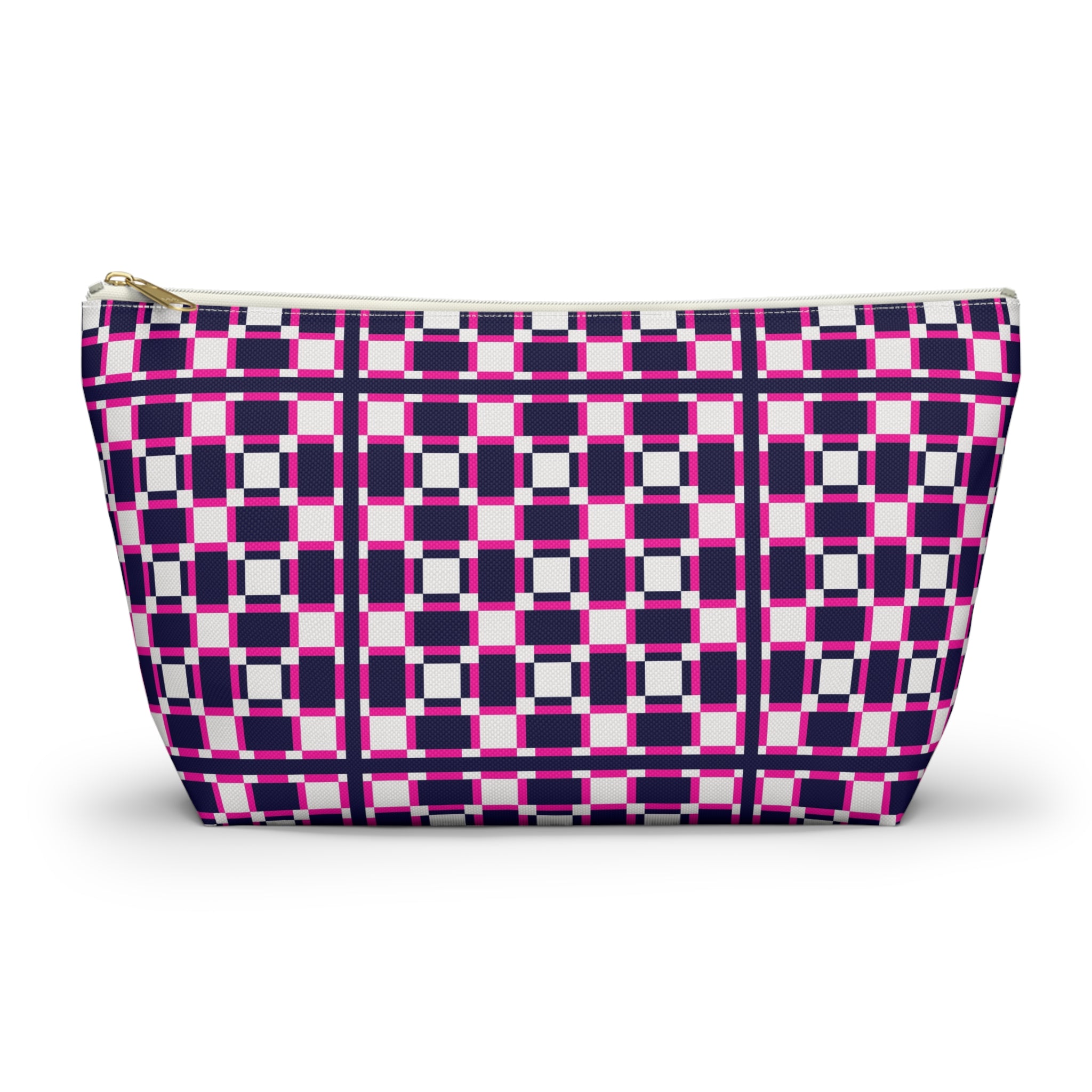 Vibrant Geometric Accessory Pouch, Makeup Bag, Organizing Pouch, Gift for Her, Travel Essentials, Fashion Accessory