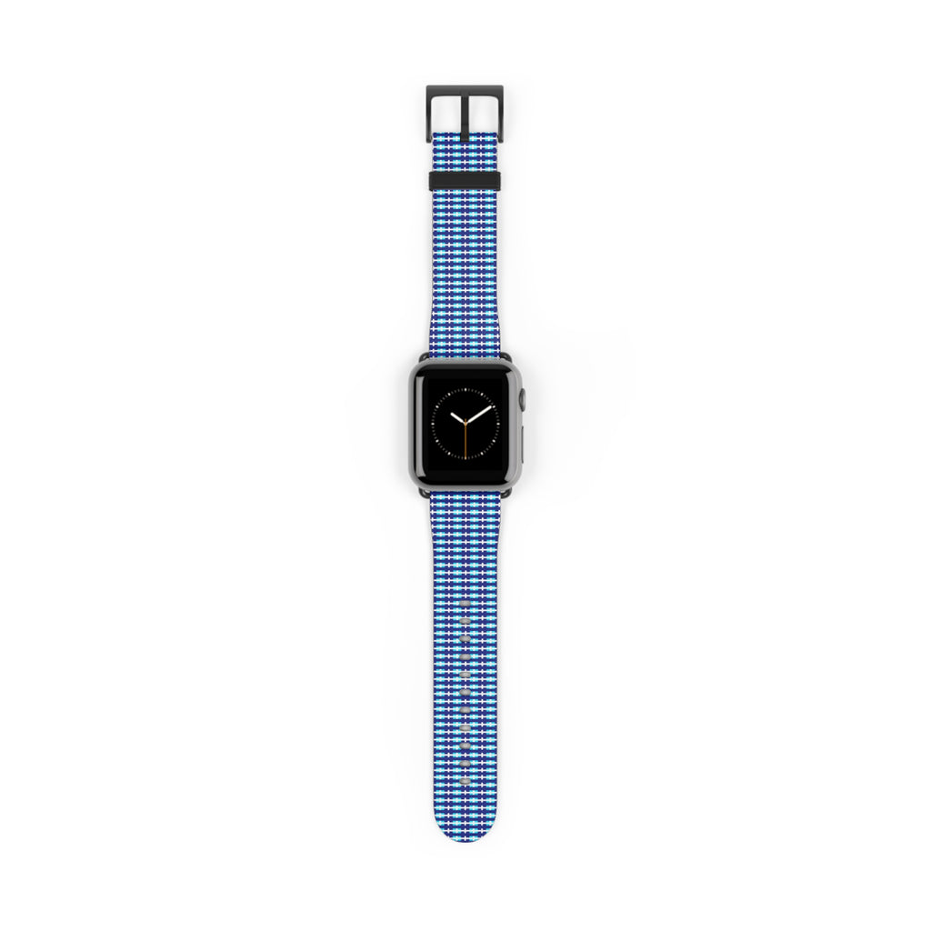 Blue Checkered Watch Band, Stylish Apple Watch Strap, Unisex Accessory, Perfect Gift for Any Occasion, Trendy Sports Band, Comfortable [...]