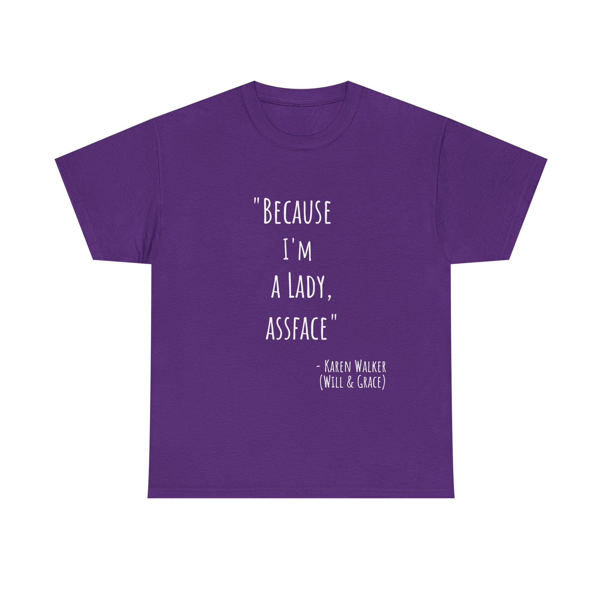Funny Quote Tee - Unisex Heavy Cotton T-Shirt, Perfect Gift for Birthdays, Casual Wear, Comedy Fans, Self-Expression, Unique Merchandise