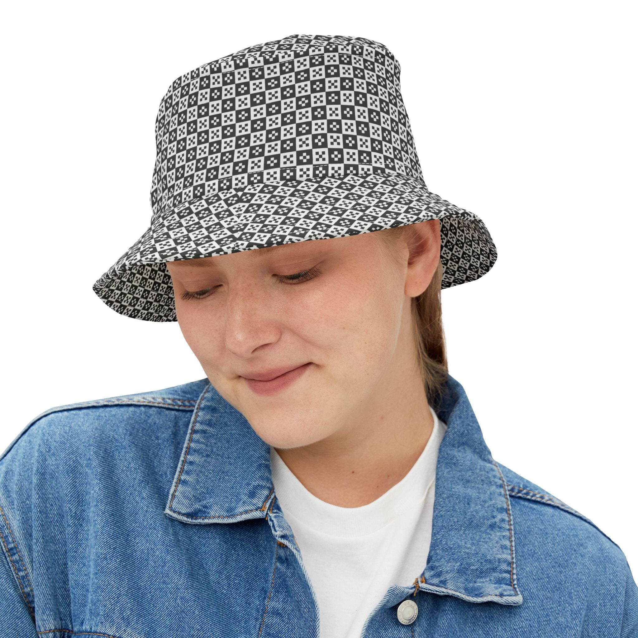 Stylish AOP Bucket Hat for Trendsetters, Fashion Accessory for Summer, Beachwear, Festival Gear, Unique Gift Idea