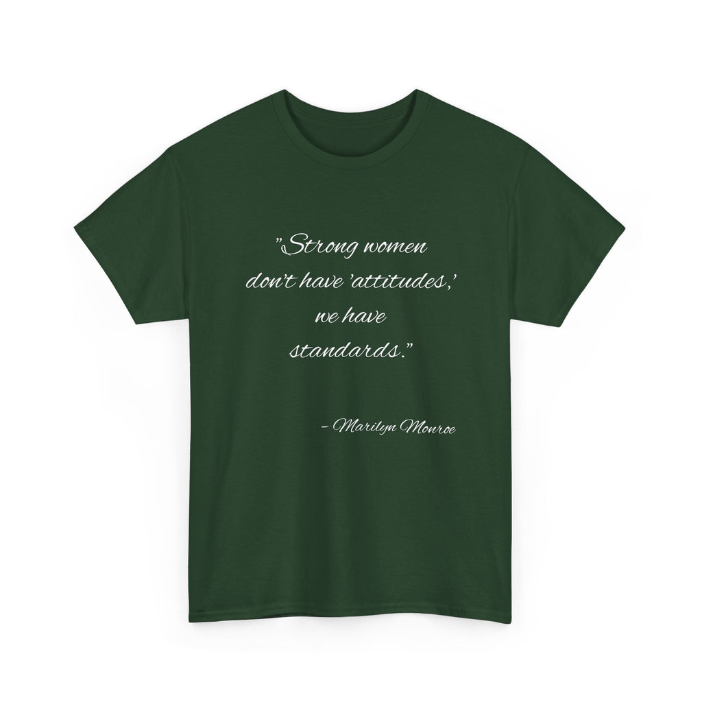 Strong Women Unisex Heavy Cotton Tee - Empowerment Shirt, Inspirational Apparel, Gift for Her, Birthday Gift, Motivational Quote Tee