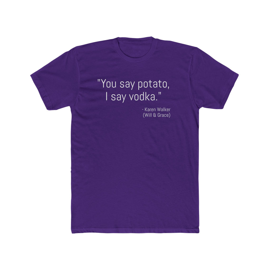 Funny Quote Cotton Crew Tee, Casual Tee for Friends, Gift for Her, Humor T-Shirt, Unique Birthday Gift, Stylish Lounge Wear