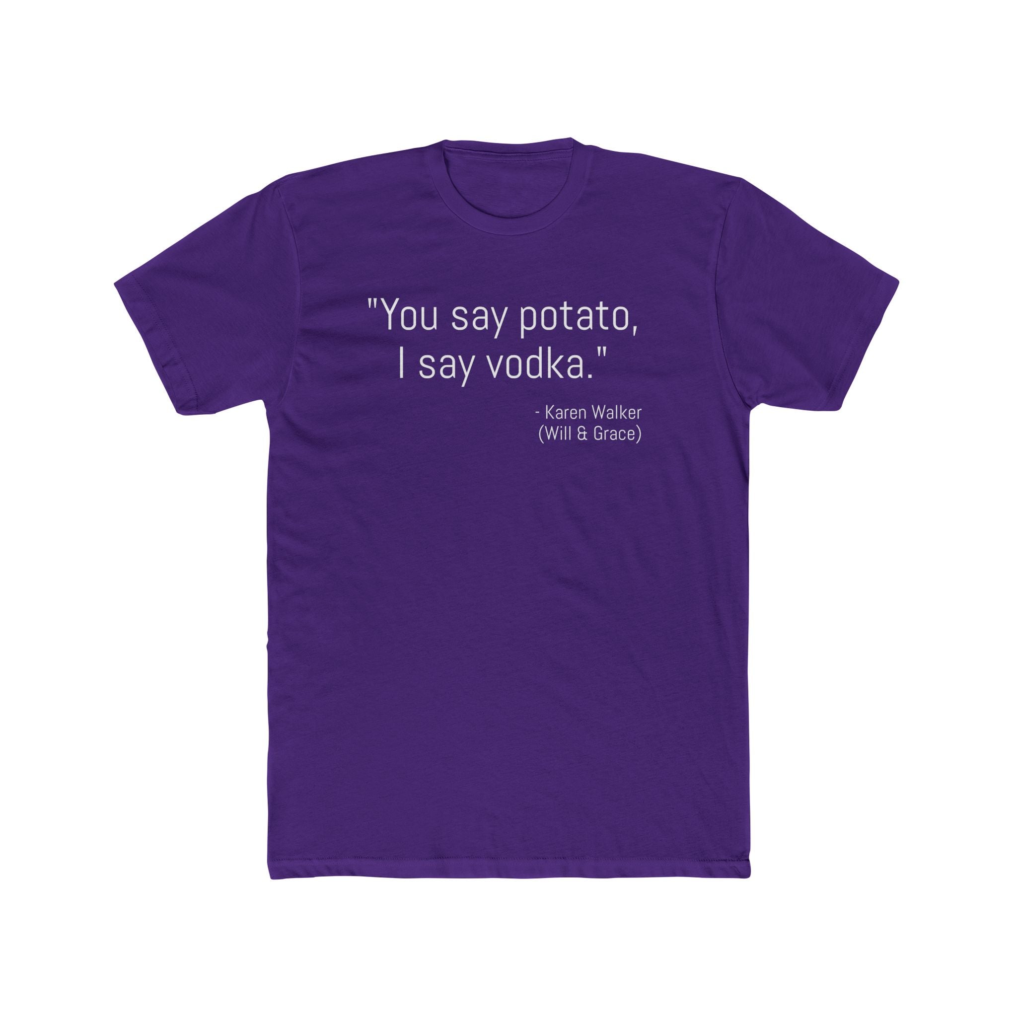 Funny Quote Cotton Crew Tee, Casual Tee for Friends, Gift for Her, Humor T-Shirt, Unique Birthday Gift, Stylish Lounge Wear