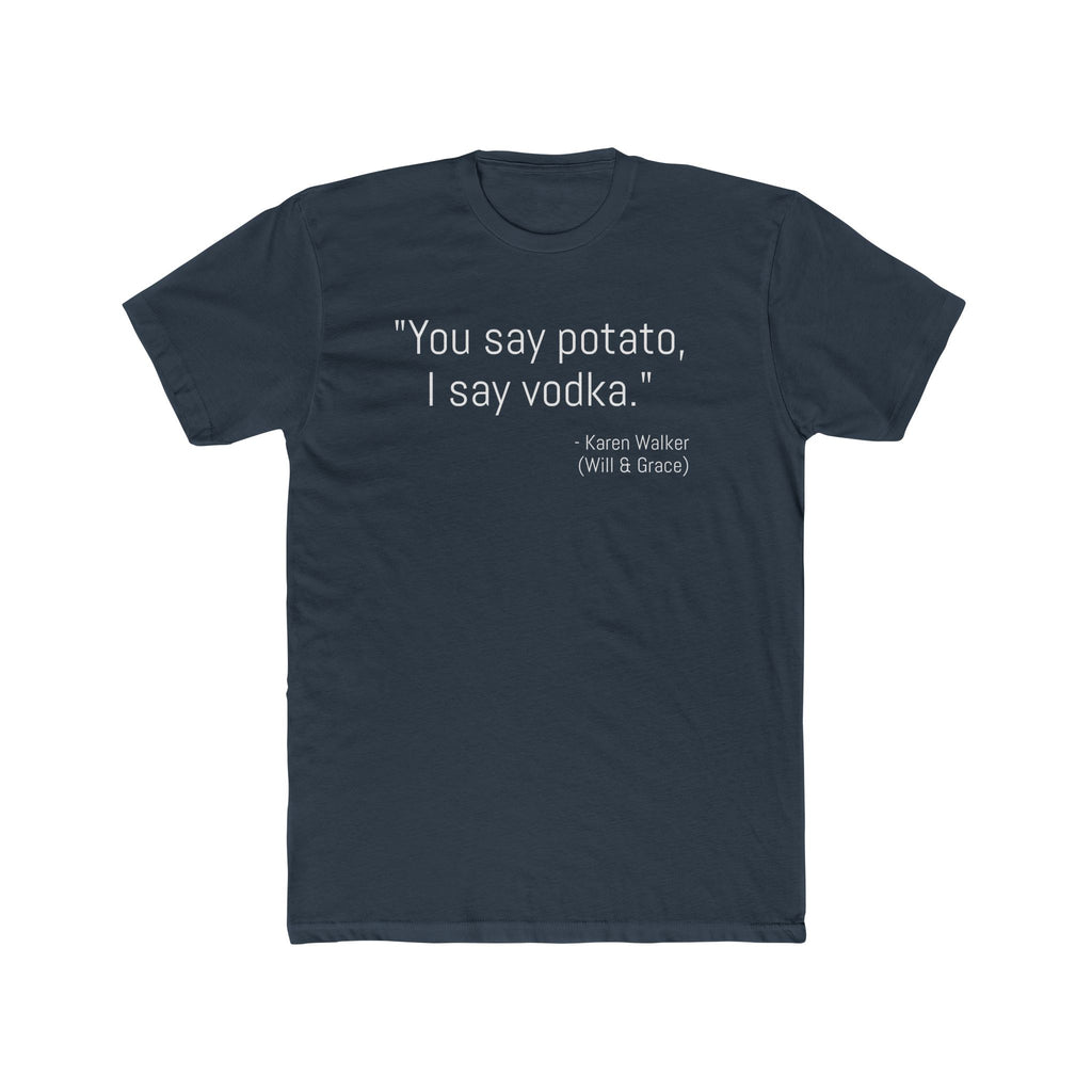 Funny Quote Cotton Crew Tee, Casual Tee for Friends, Gift for Her, Humor T-Shirt, Unique Birthday Gift, Stylish Lounge Wear