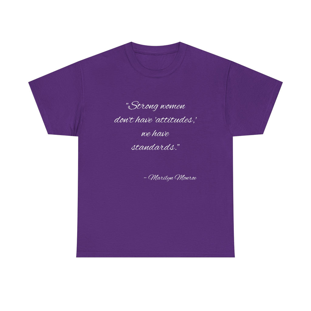 Strong Women Unisex Heavy Cotton Tee - Empowerment Shirt, Inspirational Apparel, Gift for Her, Birthday Gift, Motivational Quote Tee