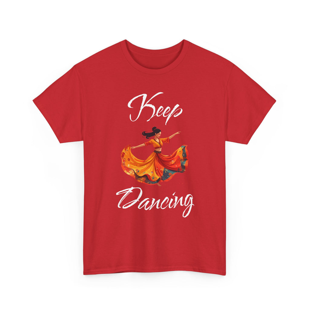 Dance of Elegance Unisex Heavy Cotton Tee, Artsy Shirt for Dance Lovers, Perfect Gift for Birthdays, Casual Wear, Festival Attire, [...]