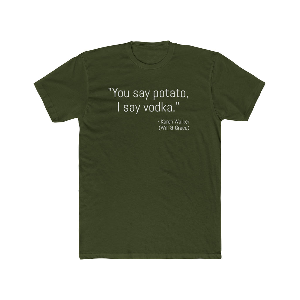 Funny Quote Cotton Crew Tee, Casual Tee for Friends, Gift for Her, Humor T-Shirt, Unique Birthday Gift, Stylish Lounge Wear
