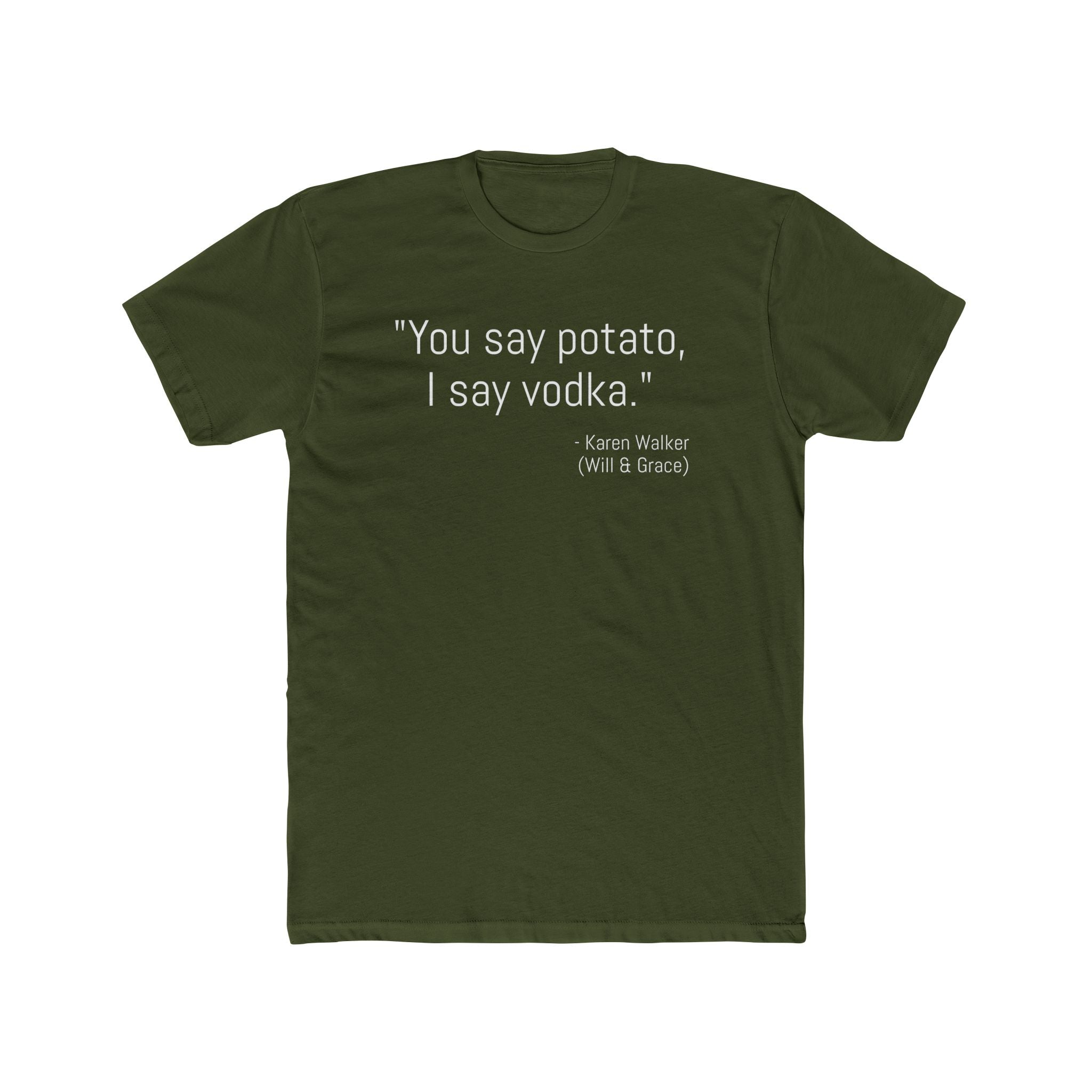 Funny Quote Cotton Crew Tee, Casual Tee for Friends, Gift for Her, Humor T-Shirt, Unique Birthday Gift, Stylish Lounge Wear