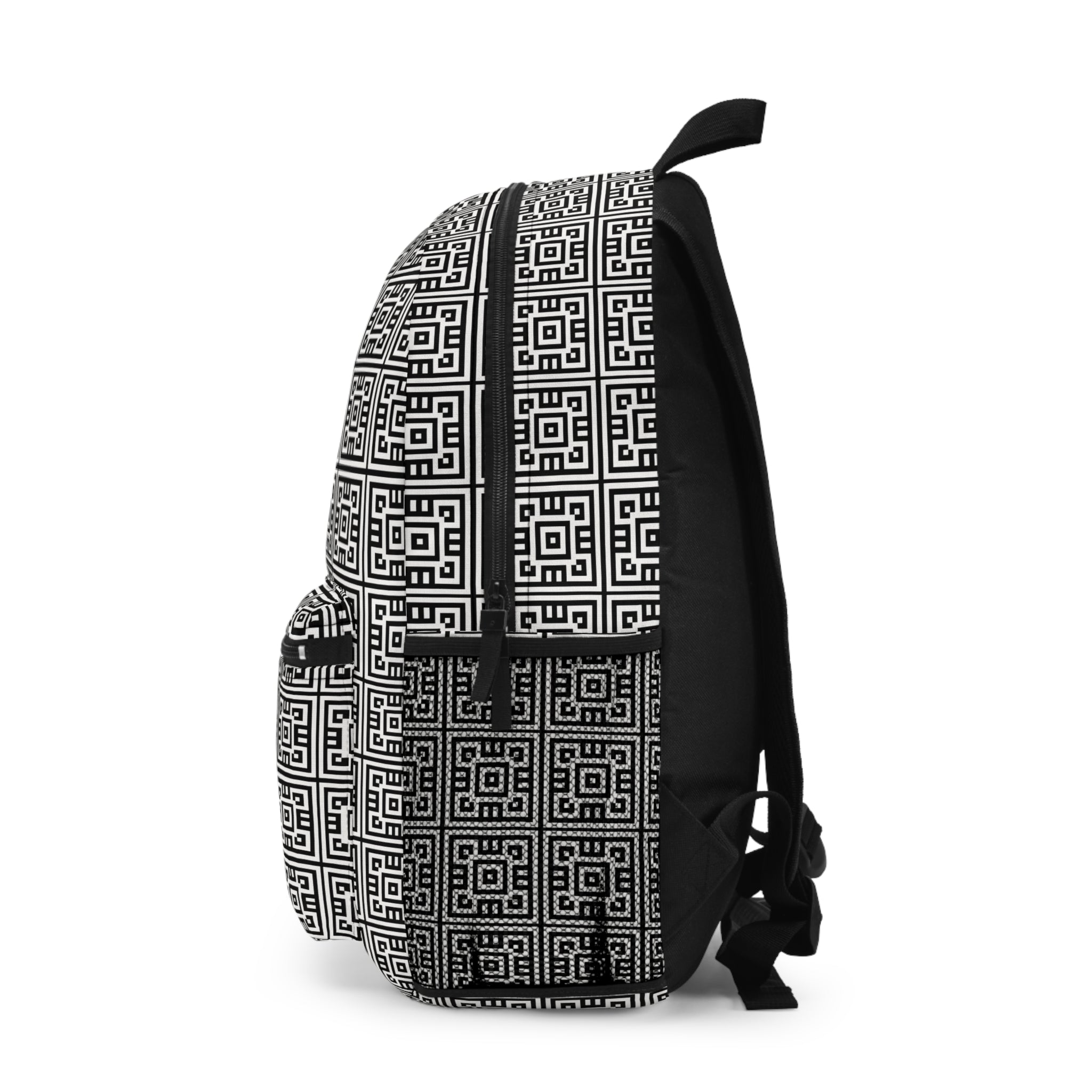 Stylish Geometric Backpack | Trendy School Bag, Everyday Carry, Travel Essentials, Unique Design, Gift for Students