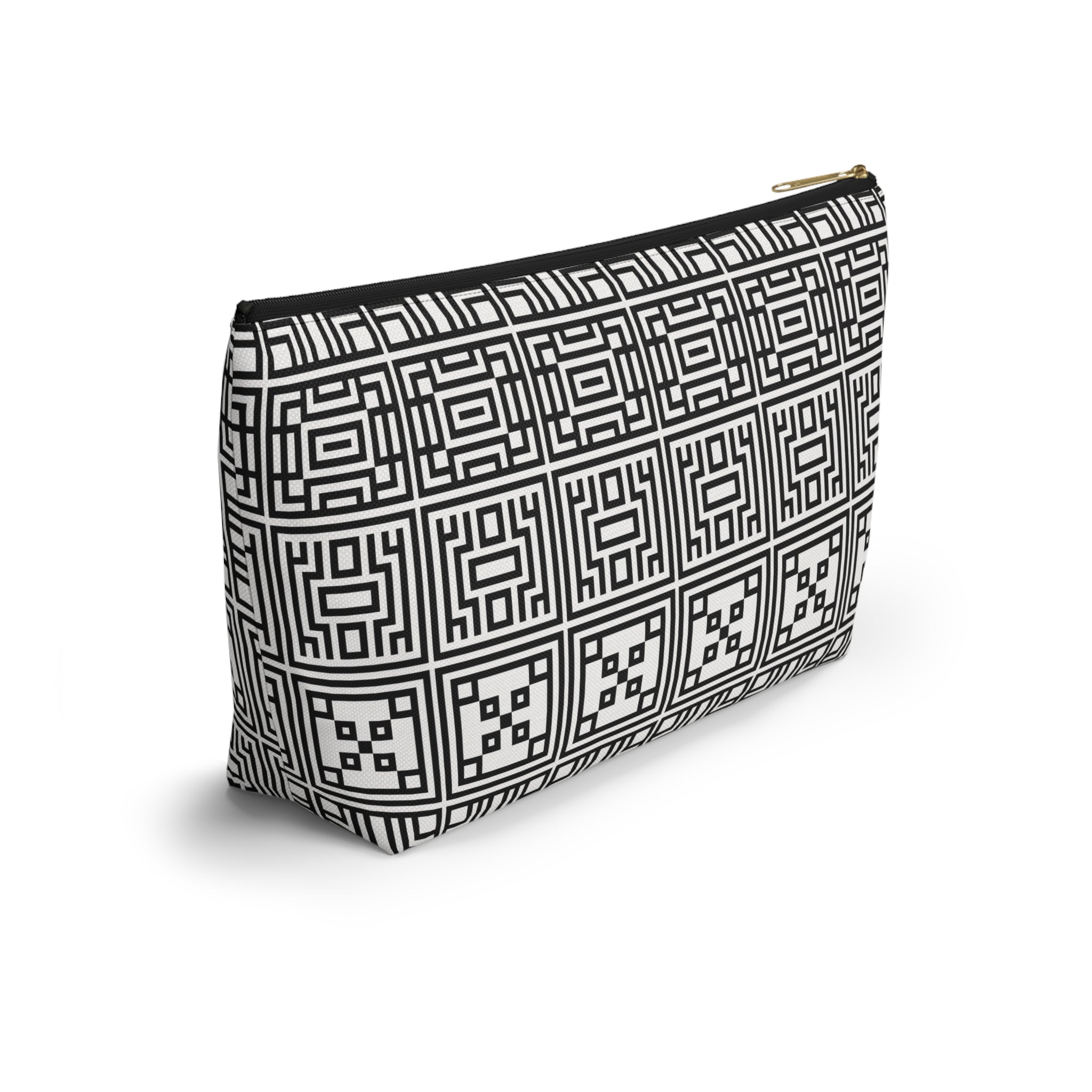 Chic Geometric Accessory Pouch - Perfect for Travel, Makeup, or Everyday Use, Stylish Gift for Friends and Family
