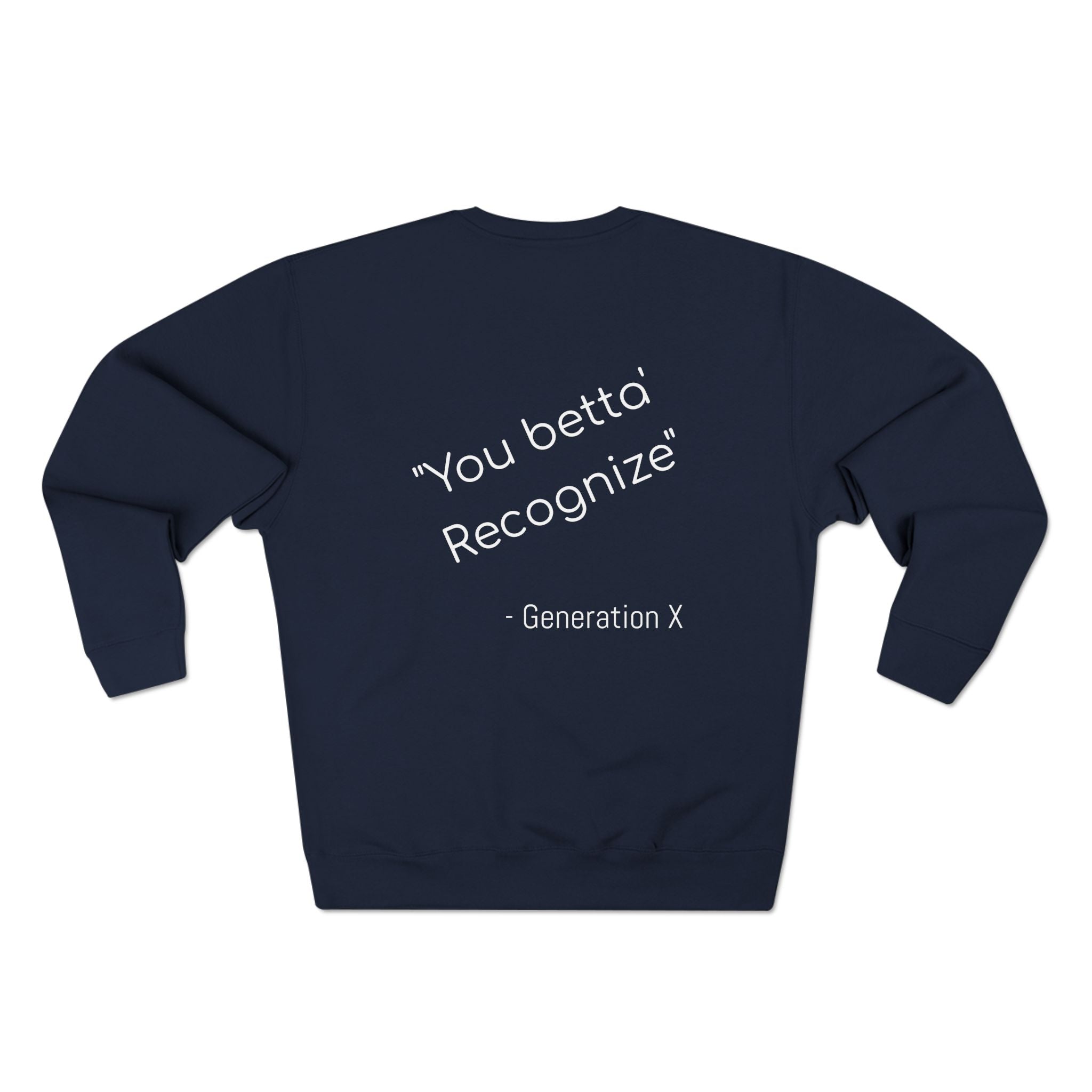 Gen X Sweatshirt, Unisex Crewneck, Nostalgic Gen X Apparel, Coolest Generation Gift, Vintage Style Sweatshirt