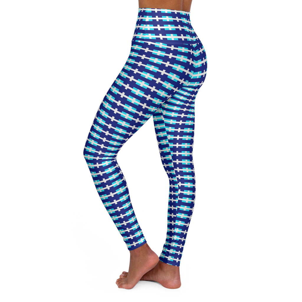 High Waisted Yoga Leggings, Colorful Workout Leggings, Fitness Leggings, Activewear for Women, Yoga Outfit, Casual Leggings
