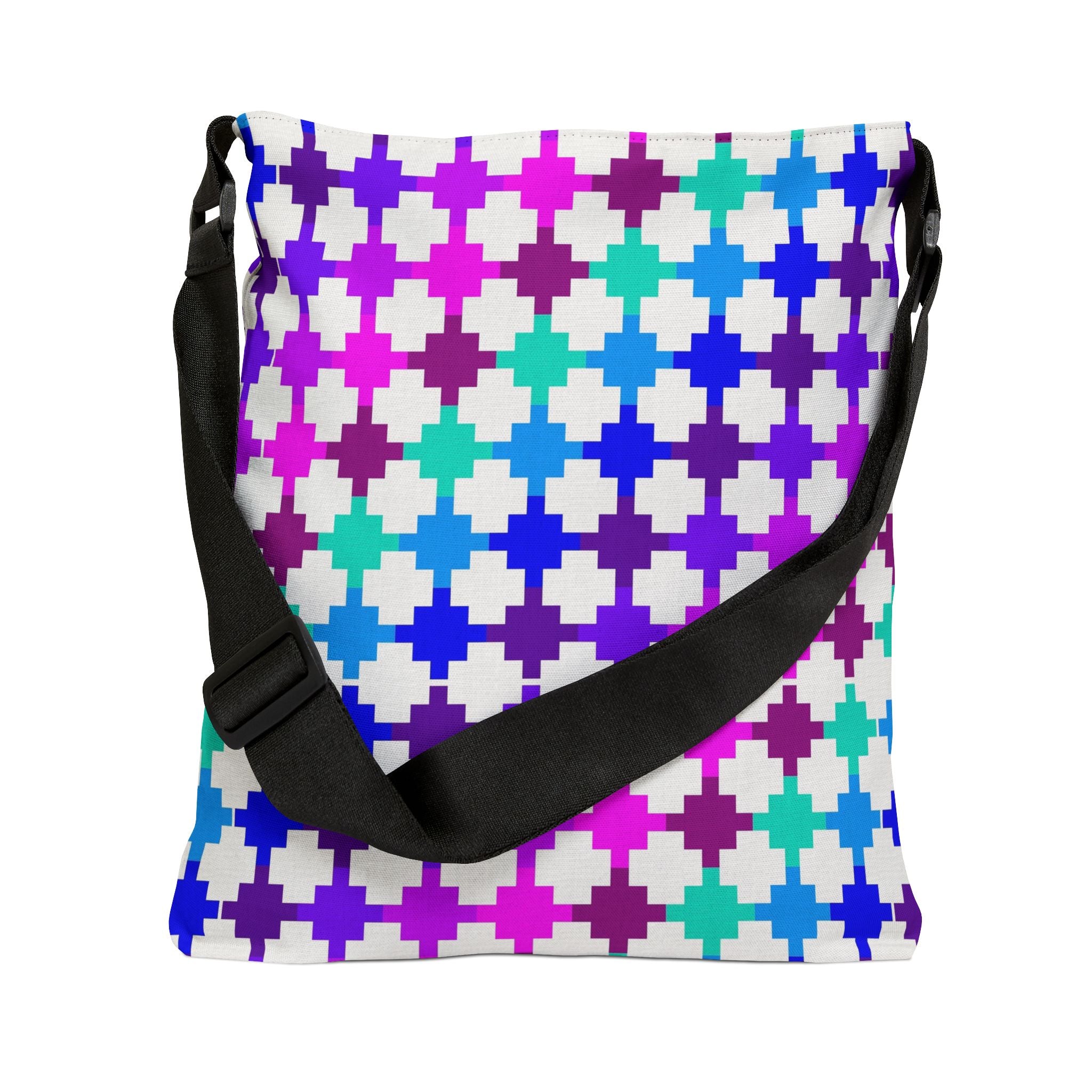 Colorful Adjustable Tote Bag for Everyday Use, Stylish Beach Bag, Shopping Tote, Gift for Her, Trendy Fashion Accessory