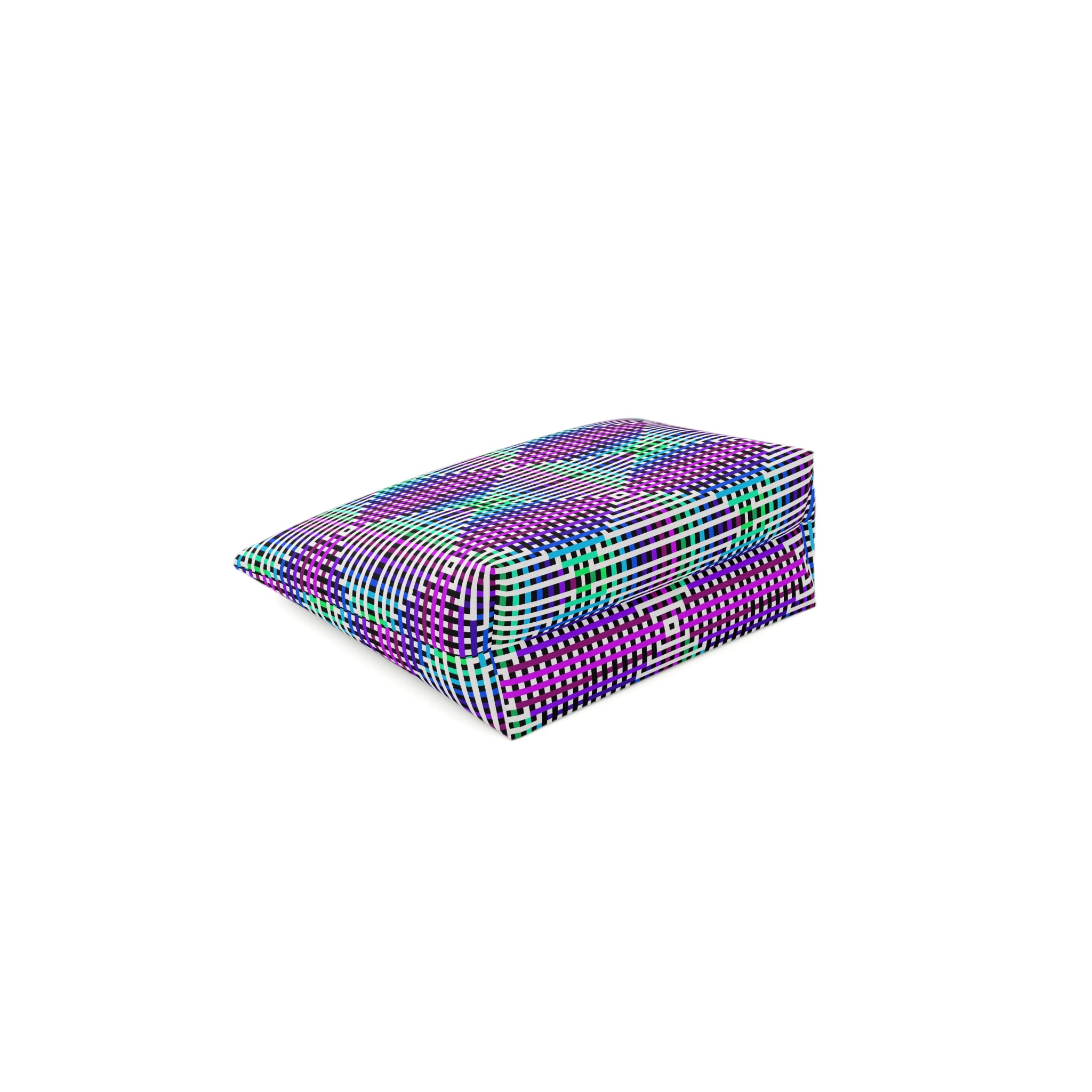 Vibrant Geometric Cosmetic Bag | Makeup Organizer, Travel Bag, Gift for Her, Toiletry Pouch, Purple Pattern