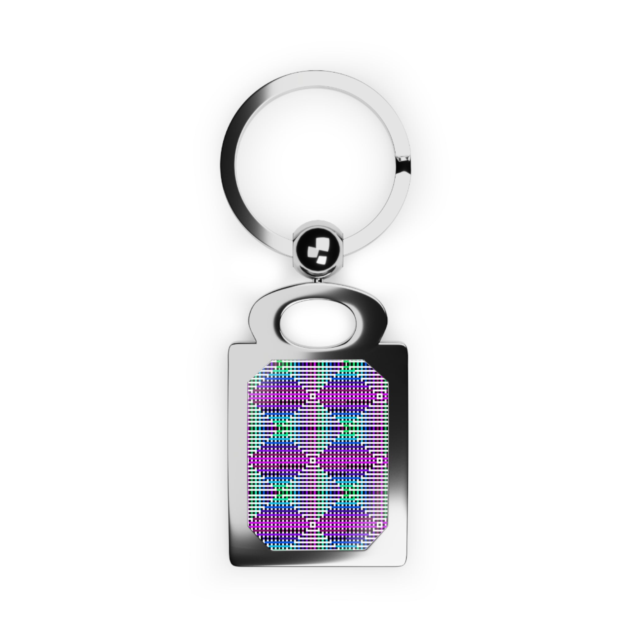 Colorful Rectangle Photo Keyring, Customizable Keychain, Personalized Gift, Family Memories, Unique Accessory, Fun Design