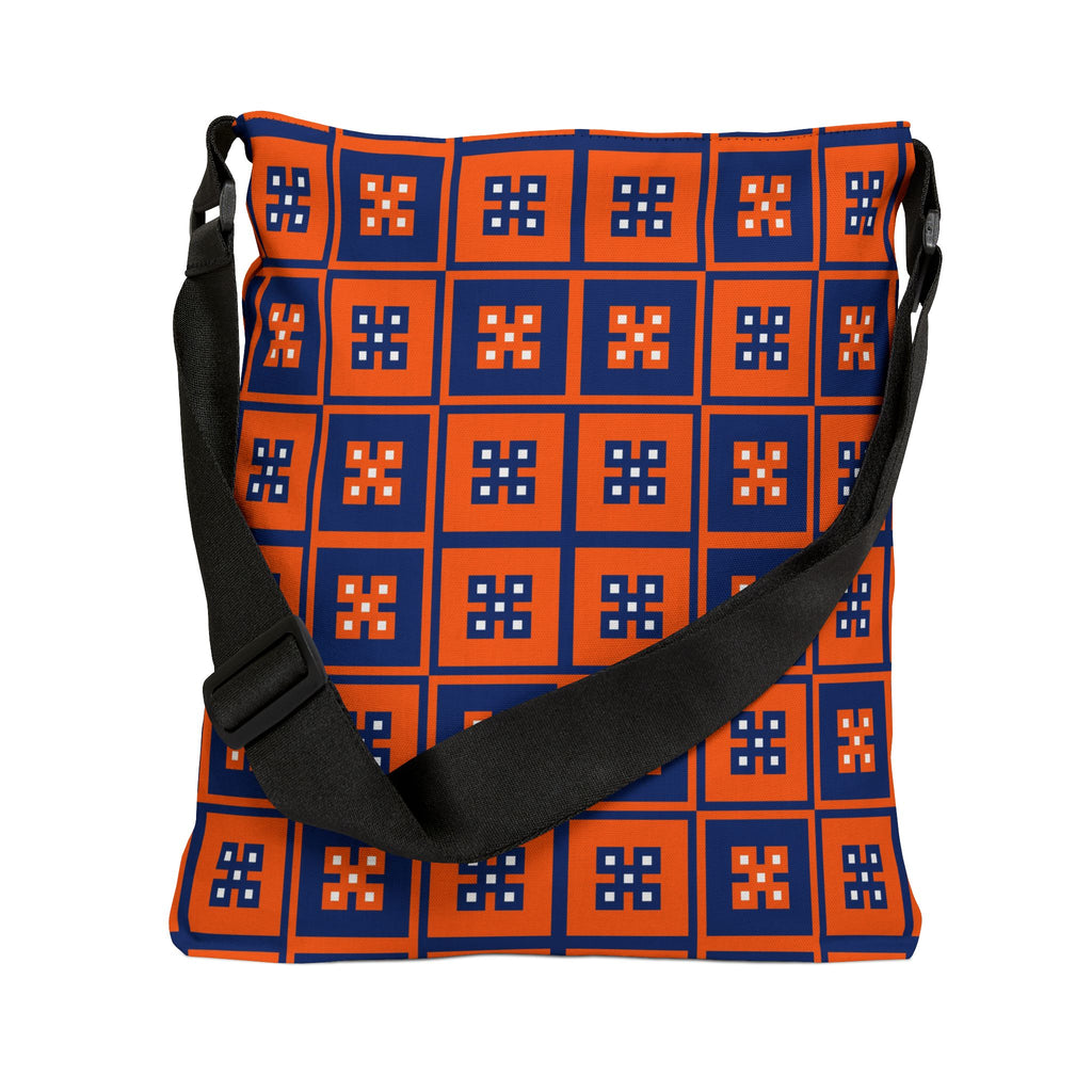 Vibrant Adjustable Tote Bag with Geometric Pattern, Stylish Esprit Bag, All-Purpose Tote for Everyday Use, Festival Ready, Gift for Her