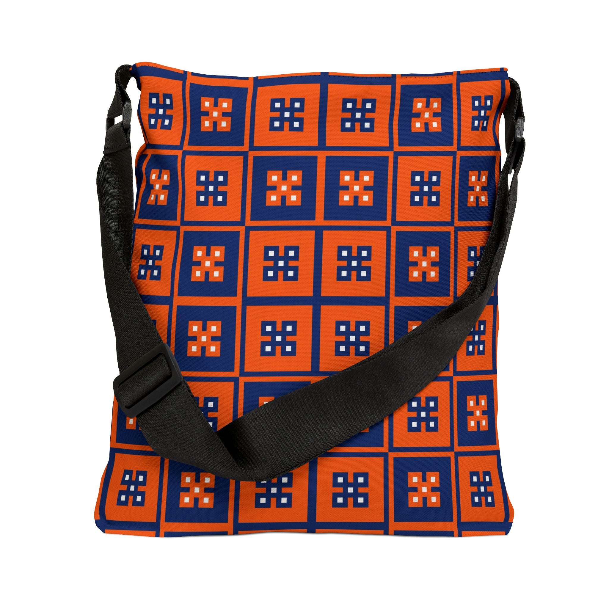 Vibrant Adjustable Tote Bag with Geometric Pattern, Stylish Esprit Bag, All-Purpose Tote for Everyday Use, Festival Ready, Gift for Her