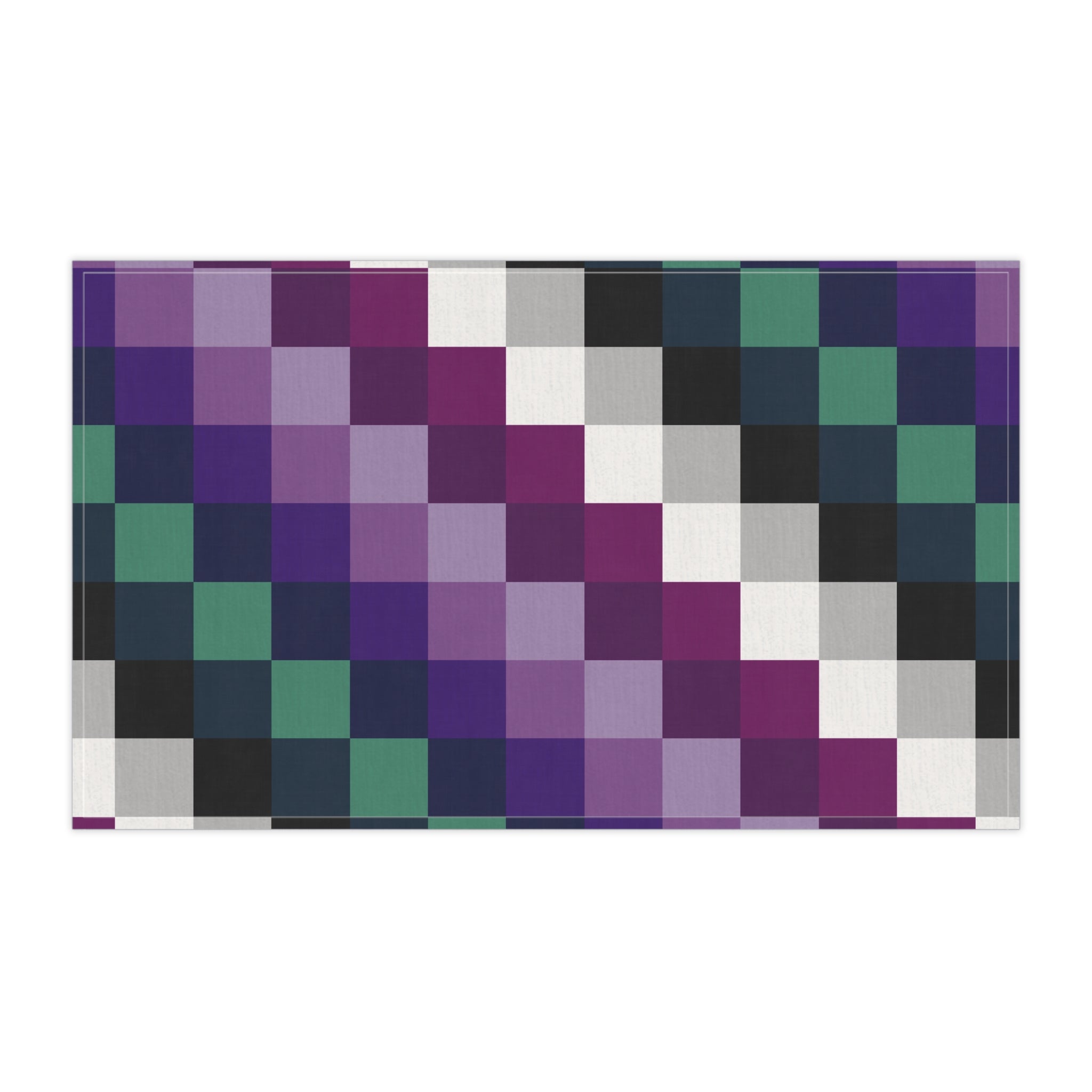 Chic Gradient Tea Towels, Modern Kitchen Decor, Colorful Dish Towels, Purple and Teal Kitchen Towels, Stylish Home Accessories