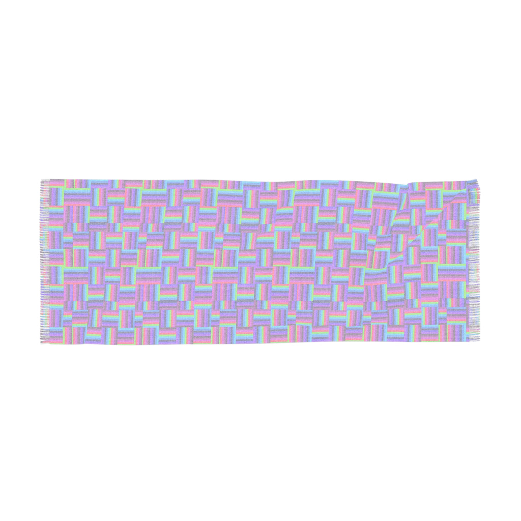 Colorful Woven Light Scarf - Vibrant Accessories for Everyday Style, Spring Fashion, Festivals, Gift for Her