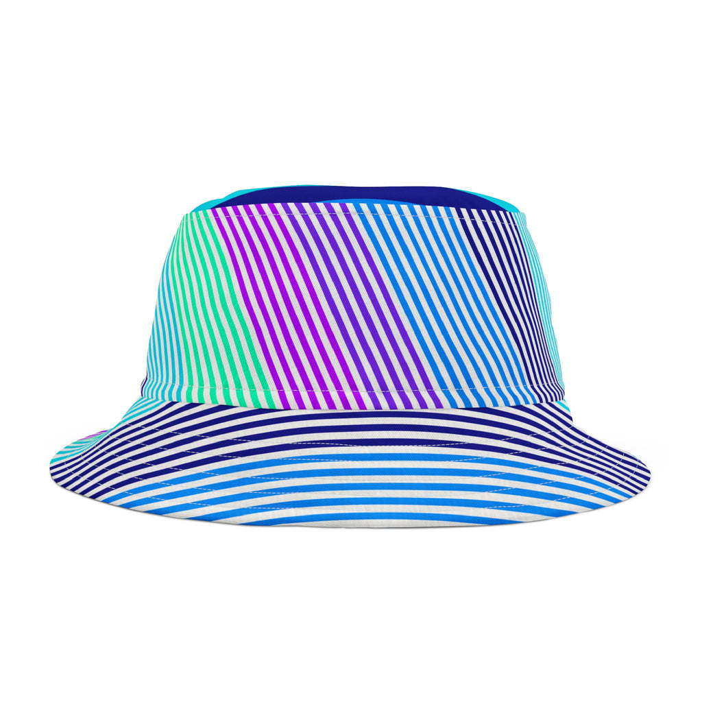 Colorful AOP Bucket Hat - Vibrant Summer Accessory for Festivals, Vacations, Beach Days, Outdoor Events, Kids and Adults
