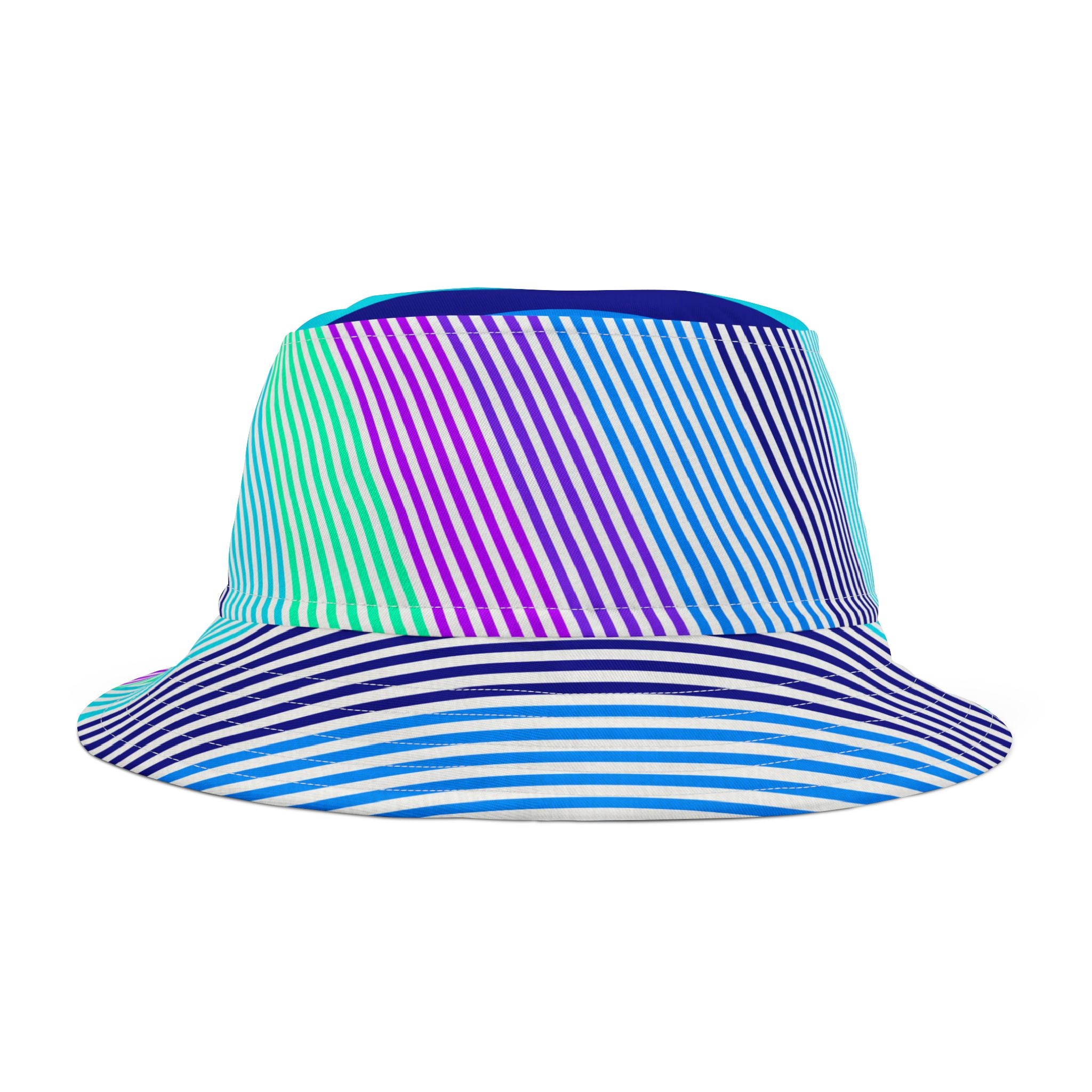 Colorful AOP Bucket Hat - Vibrant Summer Accessory for Festivals, Vacations, Beach Days, Outdoor Events, Kids and Adults