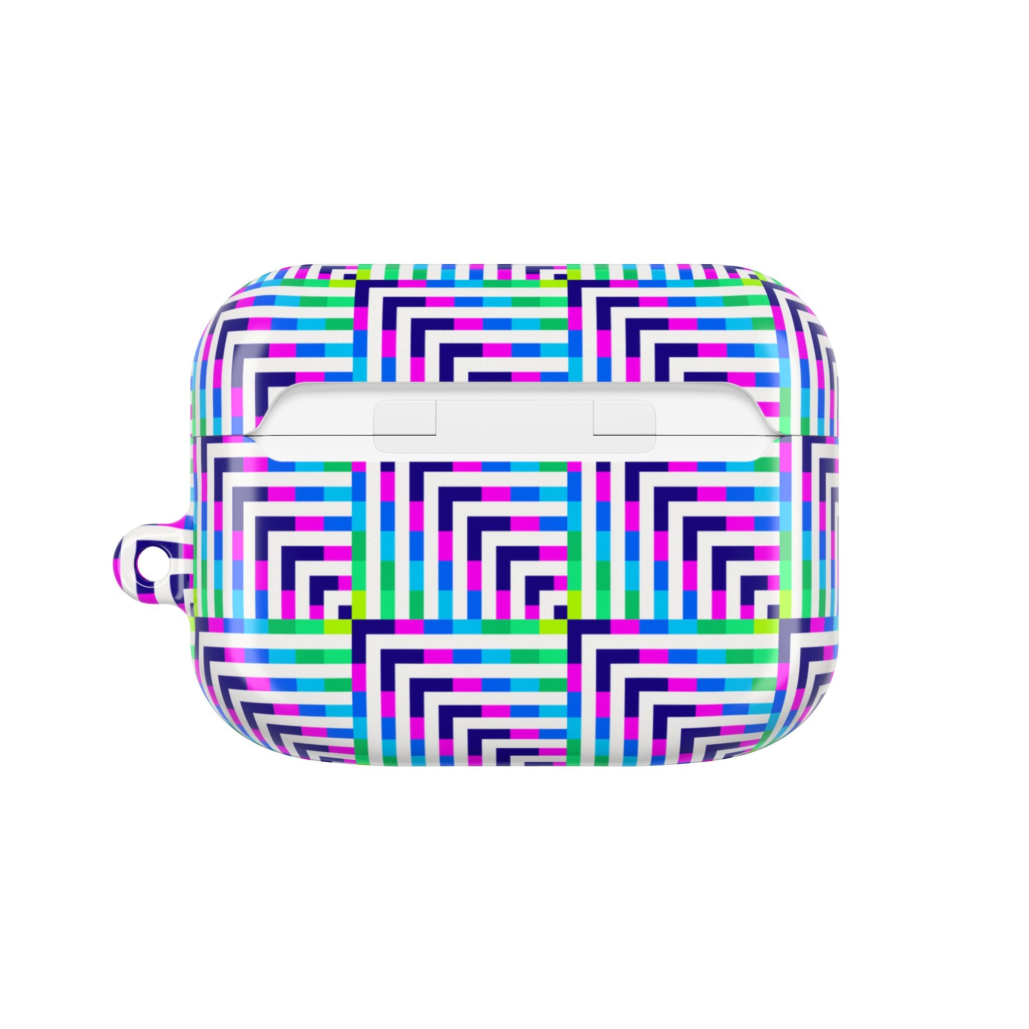Colorful Geometric AirPod Case - Trendy, Durable, Unique Gift for Music Lovers, Perfect for Holidays and Everyday Use