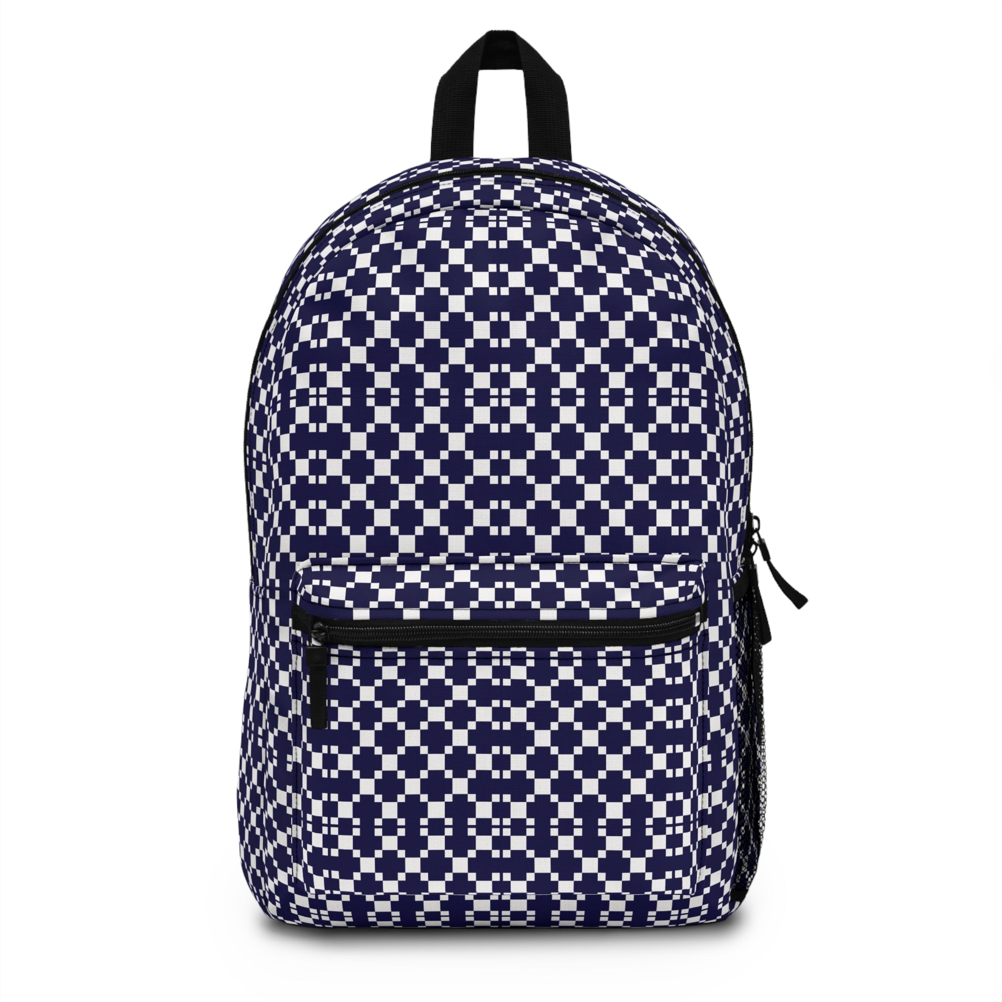 Chic Geometric Pattern Backpack, Trendy School Bag, Stylish Travel Companion, Unisex Rucksack for Students, Perfect Gift for Teens