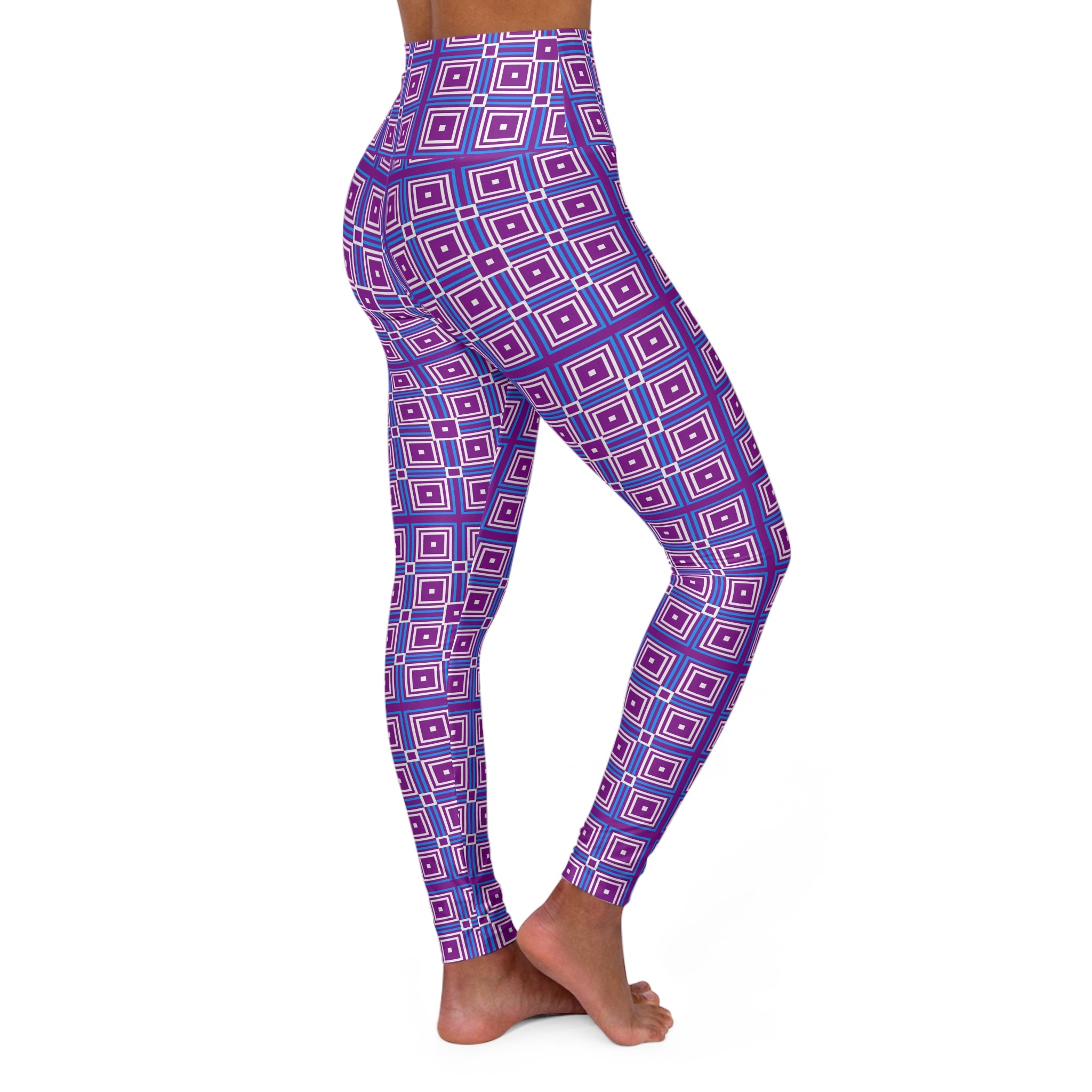 High Waisted Yoga Leggings, Colorful Workout Leggings, Fitness Leggings, Activewear for Women, Yoga Outfit, Casual Leggings