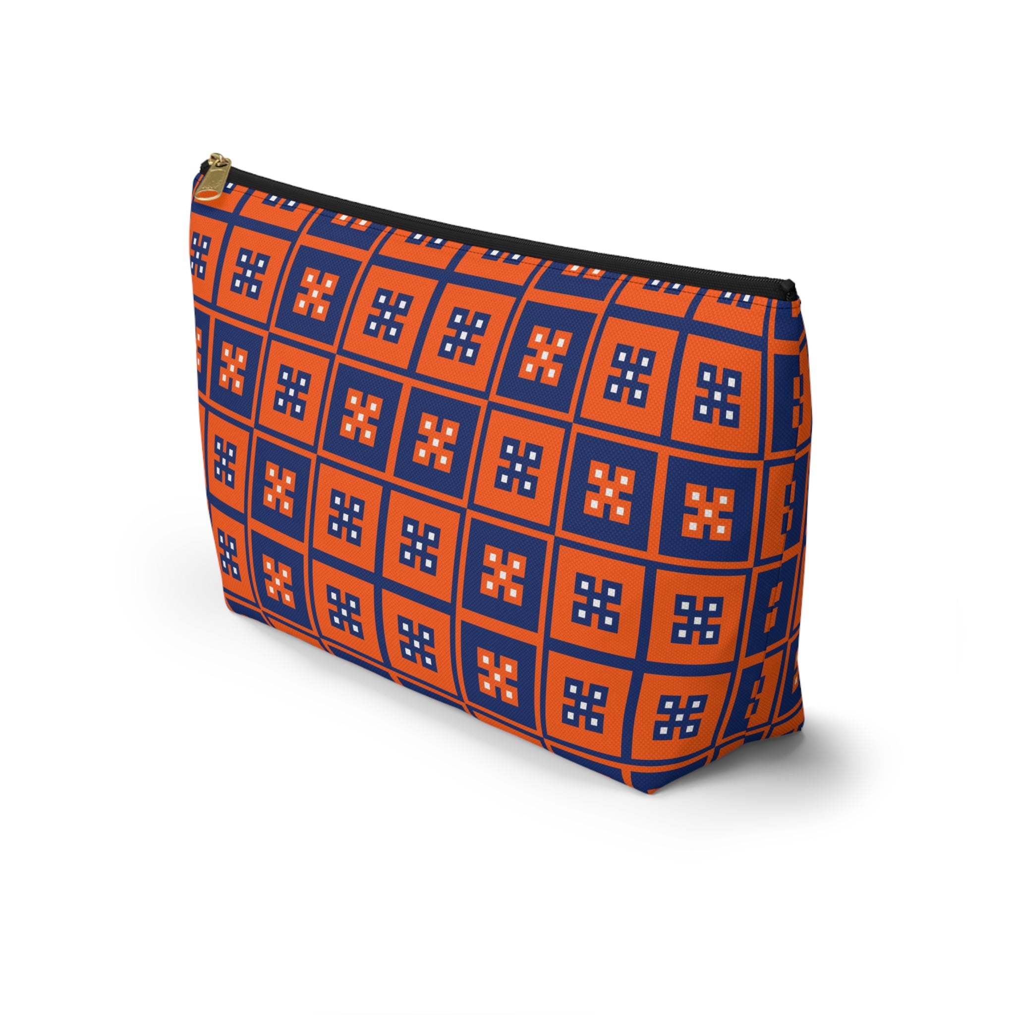 Vibrant T-bottom Accessory Pouch for Essentials, Makeup Organizer, Travel Bag, Gift for Friends, Eco-friendly Design