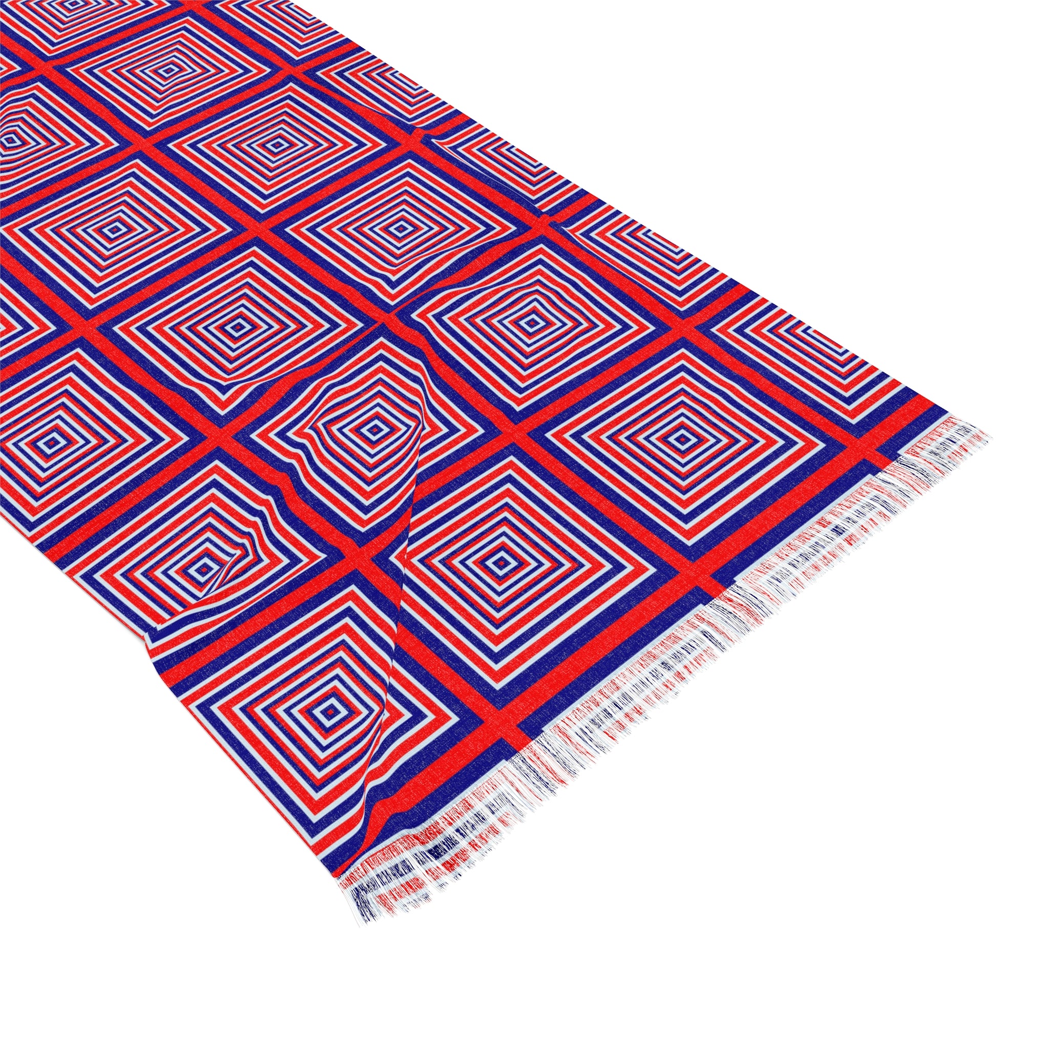Vibrant Geometric Light Scarf, Boho Chic Wrap, Trendy Accessory, Perfect for Spring, Gift for Her, Travel Scarf, Festival Fashion