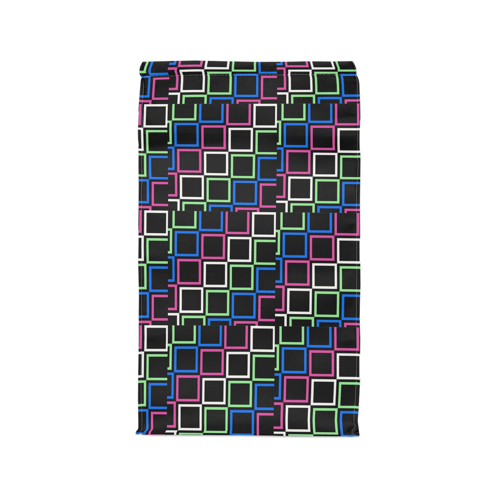 Colorful Geometric Lunch Bag - Stylish Food Carrier for Work, School, and Picnics | Fun Design, Insulated, Eco-Friendly, Gift Idea, [...]