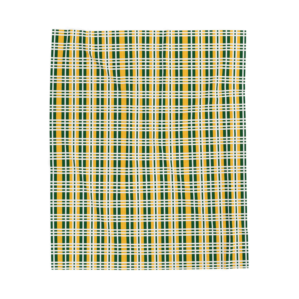 Cozy Velveteen Plush Blanket for GMU Fans, Soft Throw, Year-Round Comfort, Holiday Gift, Home Decor, Warm Lounge Essential