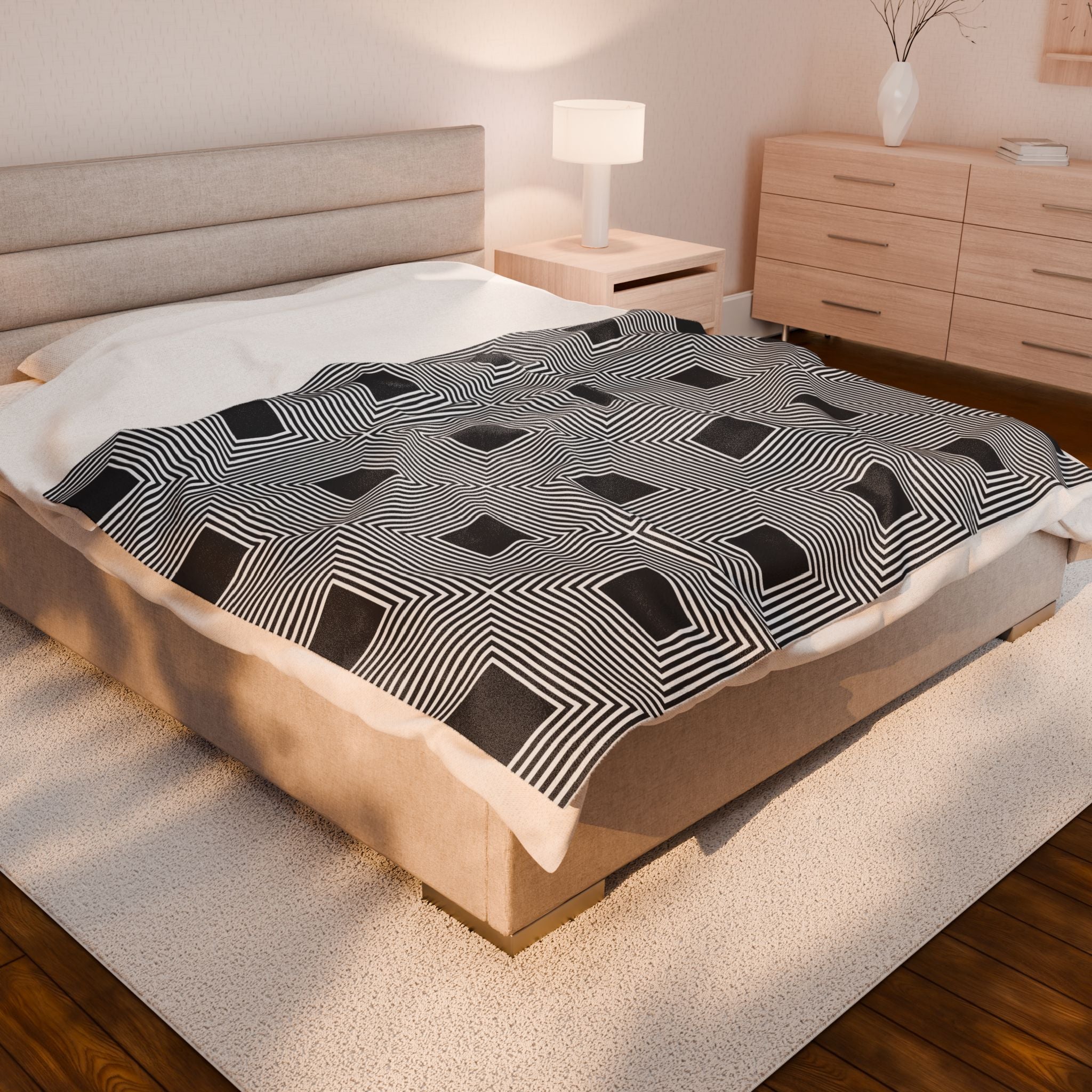Cozy Velveteen Plush Blanket for Comfort & Style, Warm Throw Blanket, Perfect Gift for Home Décor, Holiday Snuggle Blanket