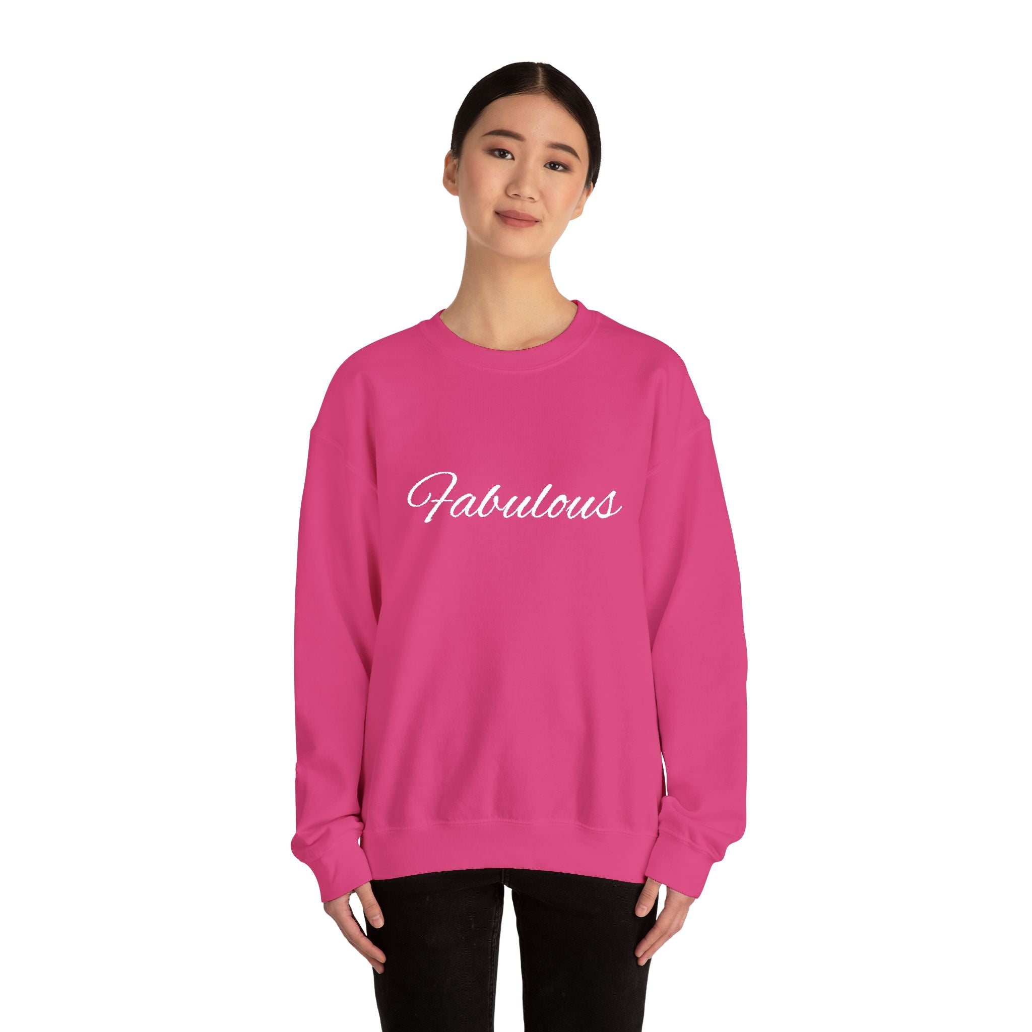 Fabulous Unisex Heavy Blend Crewneck Sweatshirt, Cozy Gift, Casual Wear, Trendy Fashion, Everyday Comfort
