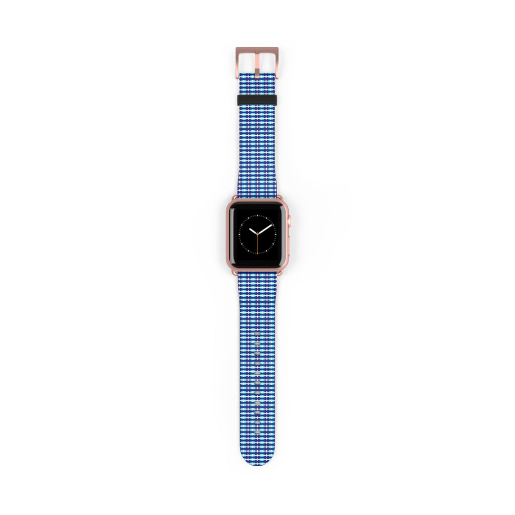 Blue Checkered Watch Band, Stylish Apple Watch Strap, Unisex Accessory, Perfect Gift for Any Occasion, Trendy Sports Band, Comfortable [...]
