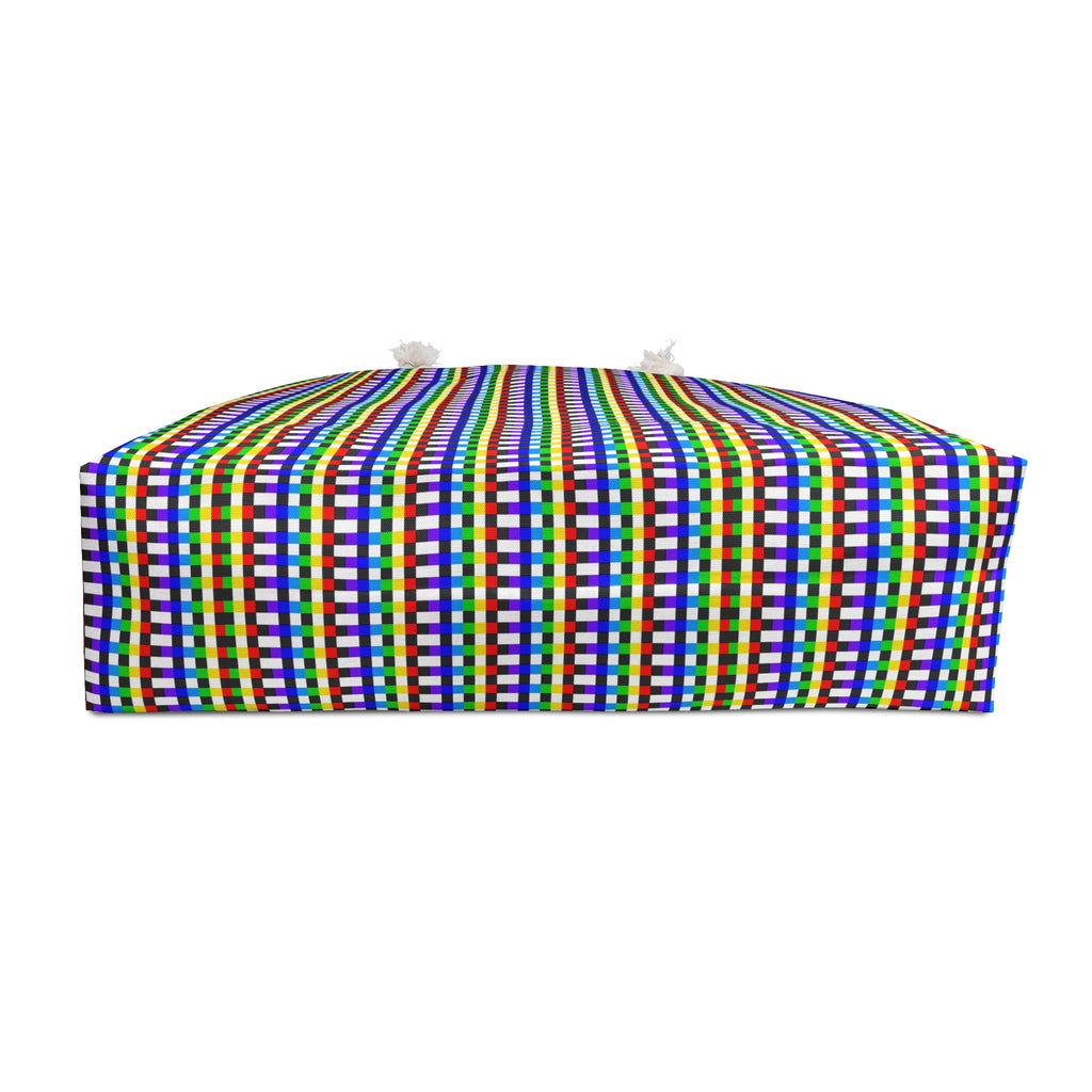 Vibrant Pattern Weekender Bag, Travel Tote, Beach Bag, Gym Bag, Overnight Bag, Colorful Carryall