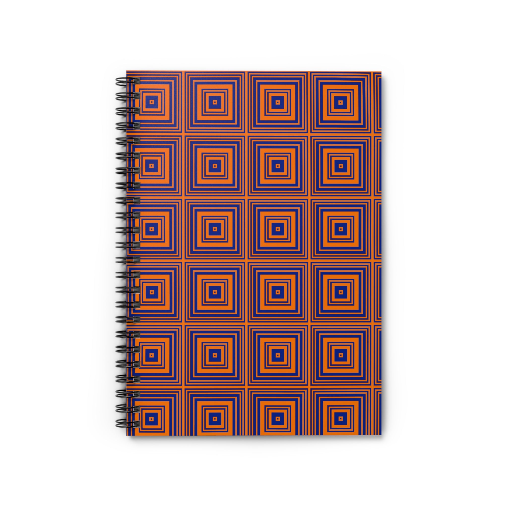 Geometric Spiral Notebook - Stylish Journal for Notes, Doodles, and Planning, Gift for Students, Writers, and Creatives