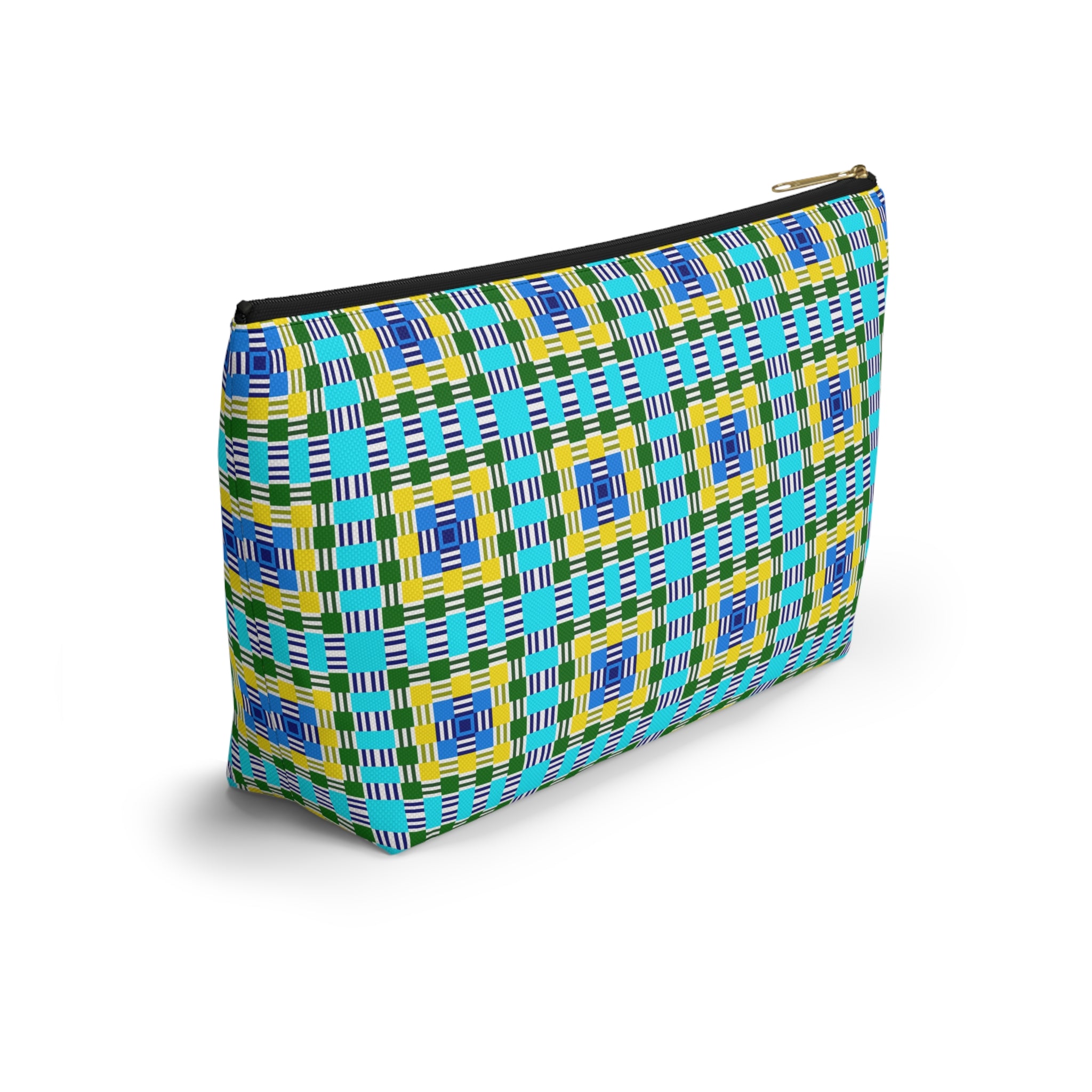 Colorful Geometric Accessory Pouch | Cute Organizing Travel Bag, Make-up Case, Pencil Holder, Gift Idea for Friends