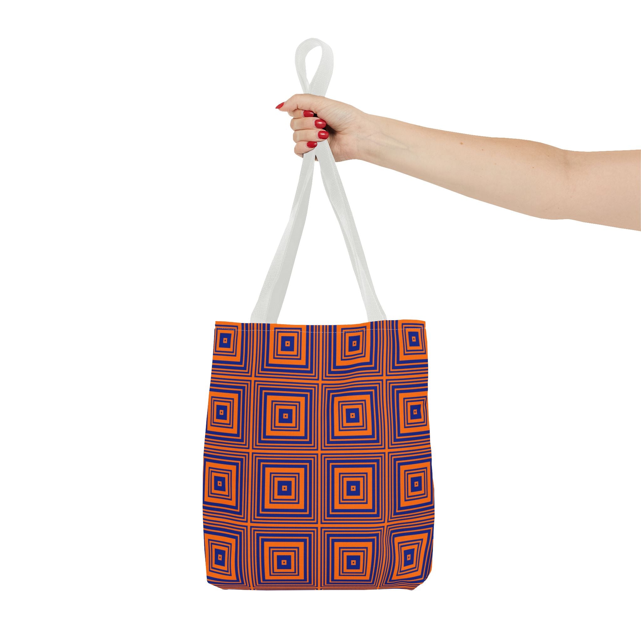 Vibrant Geometric Tote Bag, Stylish Beach Bag, Eco-Friendly Shopping Tote, Unique Gift for Her, Trendy Everyday Carryall
