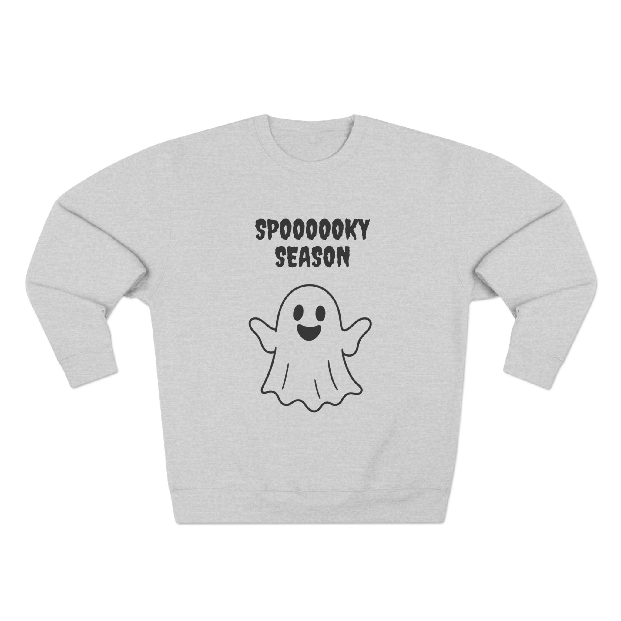 Spooky Season Unisex Crewneck Sweatshirt, Halloween Sweatshirt, Comfortable Fall Apparel, Cozy Ghost Sweater, October Fashion, Trendy [...]