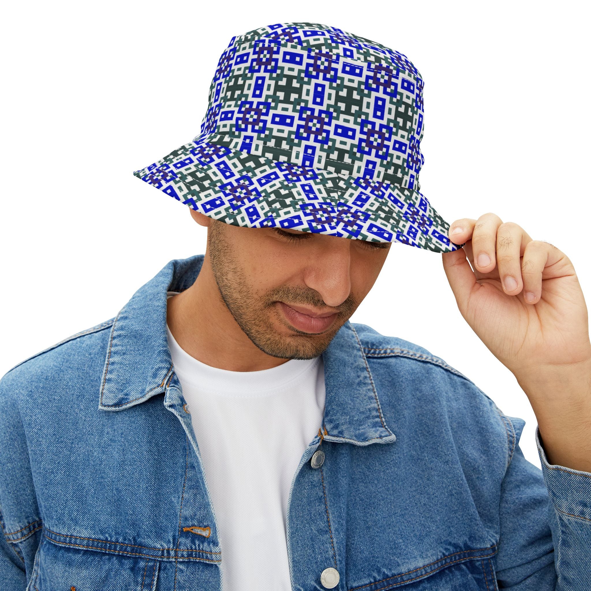 Stylish AOP Bucket Hat for Summer, Trendy Beach Accessory, Fashionable Hat for Outdoor Activities, Gift for him or her, Festival Outfit