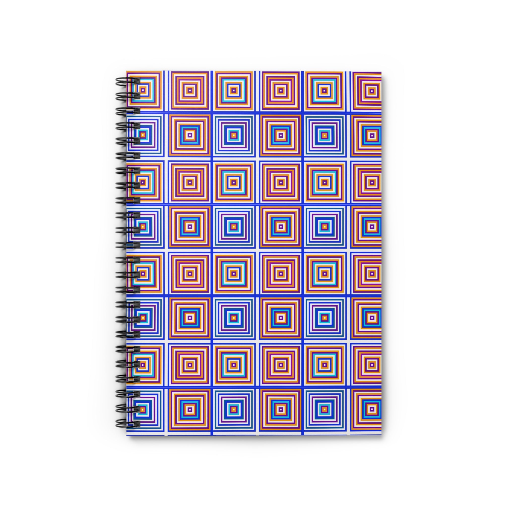 Colorful Geometric Spiral Notebook, Perfect for Journaling, School Supplies, Gifts, Creative Writing, Doodles, Note-taking