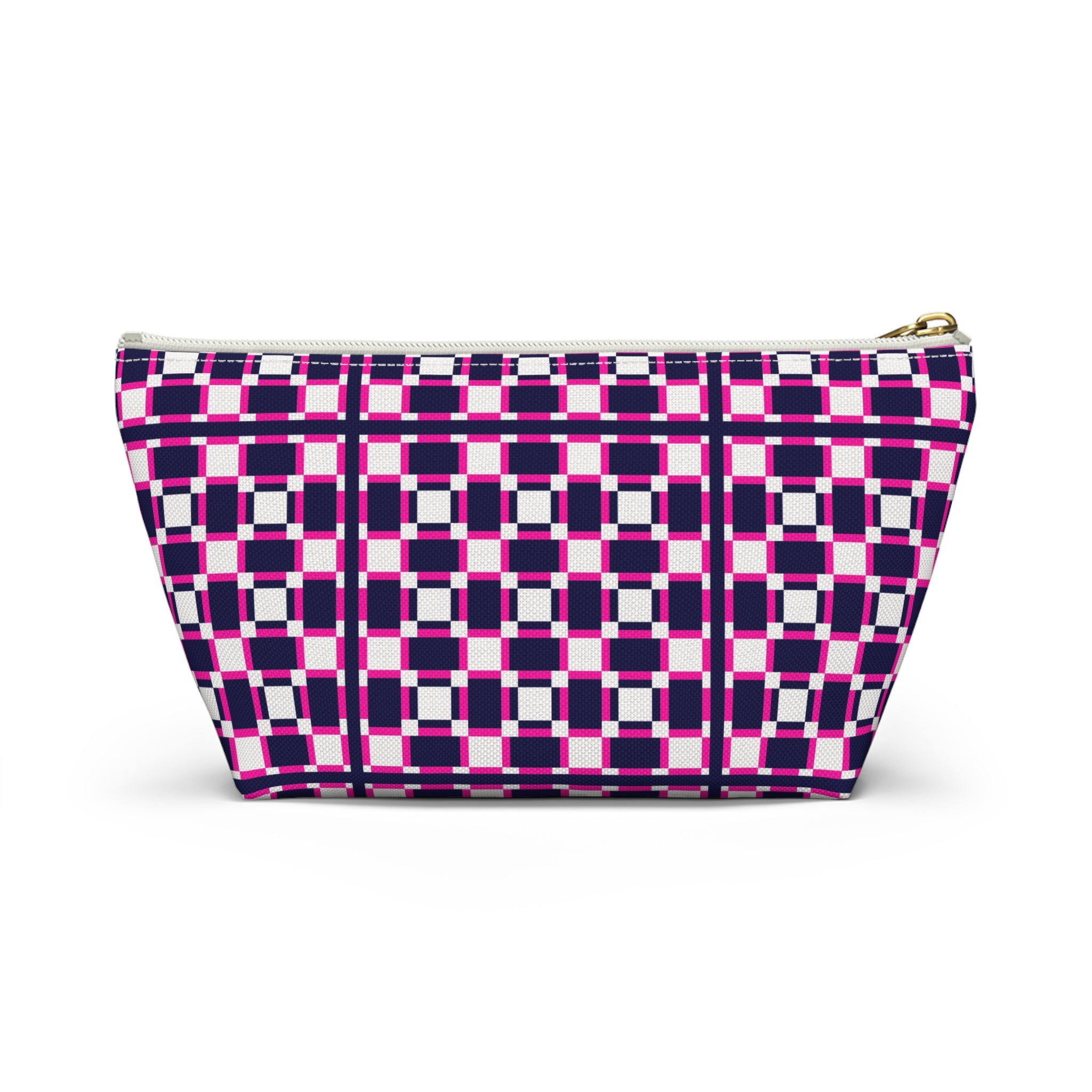 Vibrant Geometric Accessory Pouch, Makeup Bag, Organizing Pouch, Gift for Her, Travel Essentials, Fashion Accessory
