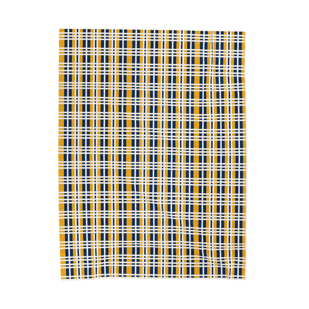 Cozy Plaid Velveteen Plush Blanket, Warm Throw for Home Decor, Perfect Gift for College Students, Winter Cozy Essentials, Soft and Snuggly