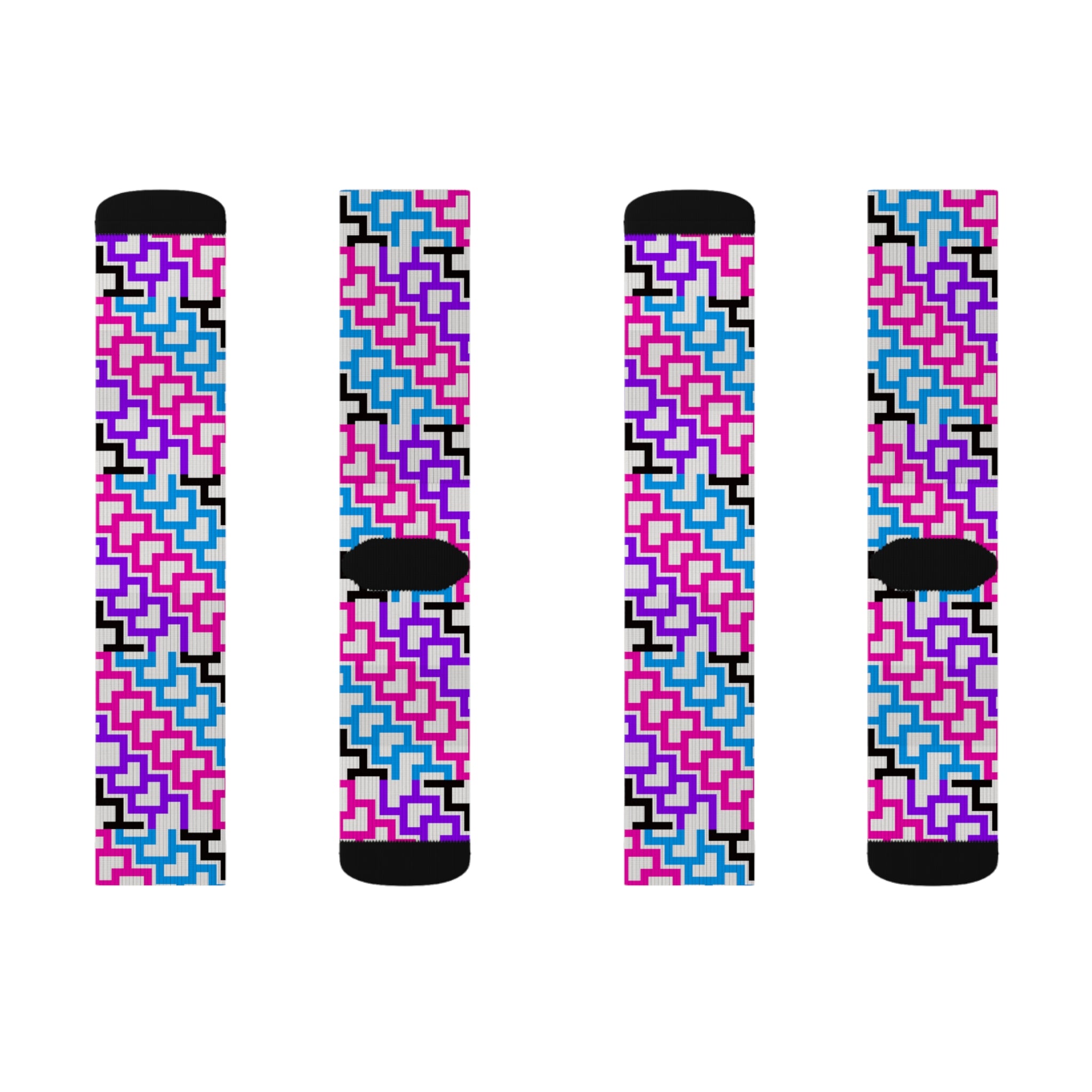 Vibrant Patterned Socks, Colorful Socks, Fun Fashion Socks, Unique Gift for Her, Casual Wear, Festival Accessories