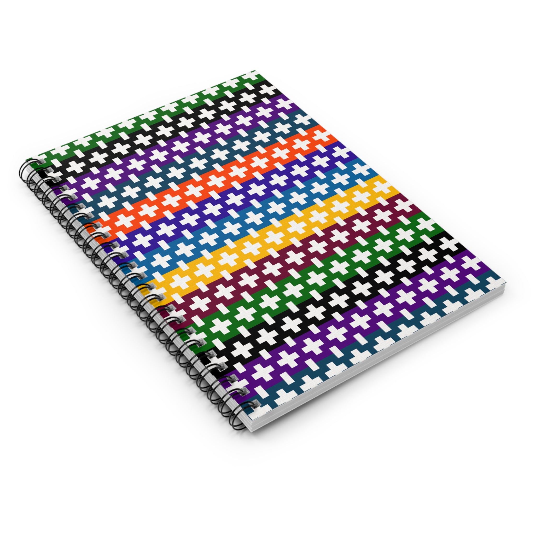 Colorful Patterned Spiral Notebook - Ruled Lines, Perfect for School, Journaling, Gift for Students, Stylish Note-taking, Vibrant [...]