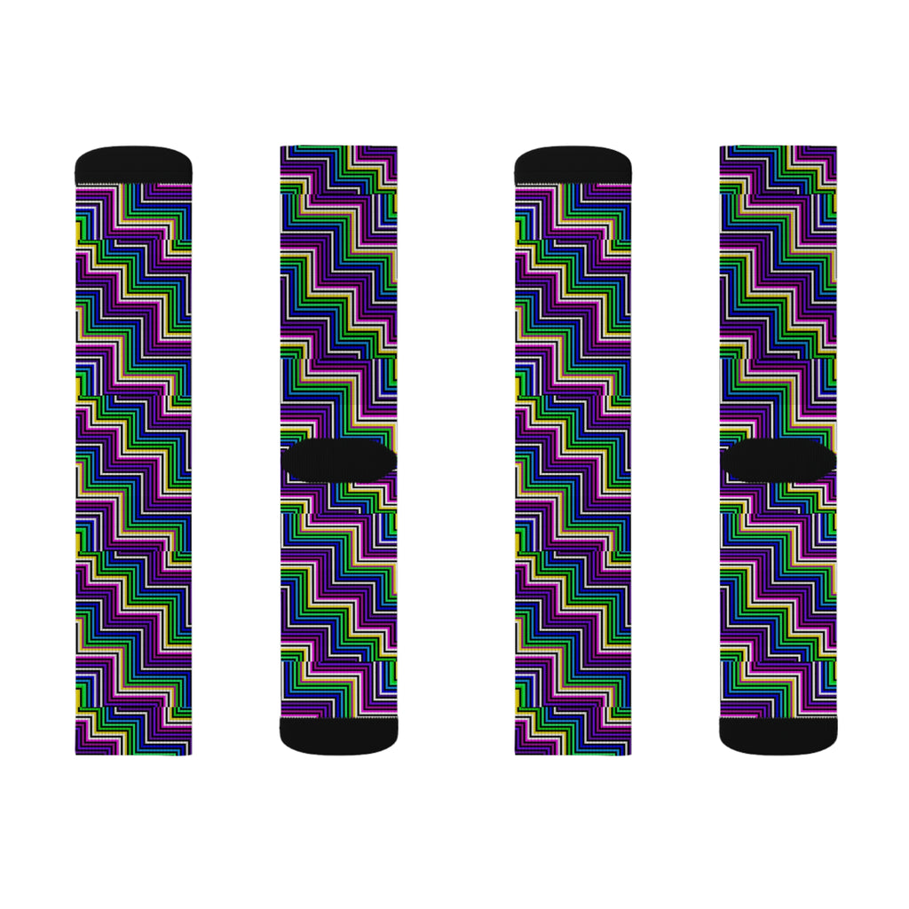 Vibrant Zigzag Sublimation Socks, Stylish Crew Socks, Unique Gift for Fashion Lovers, Cozy Casual Wear, Perfect for Holidays and [...]