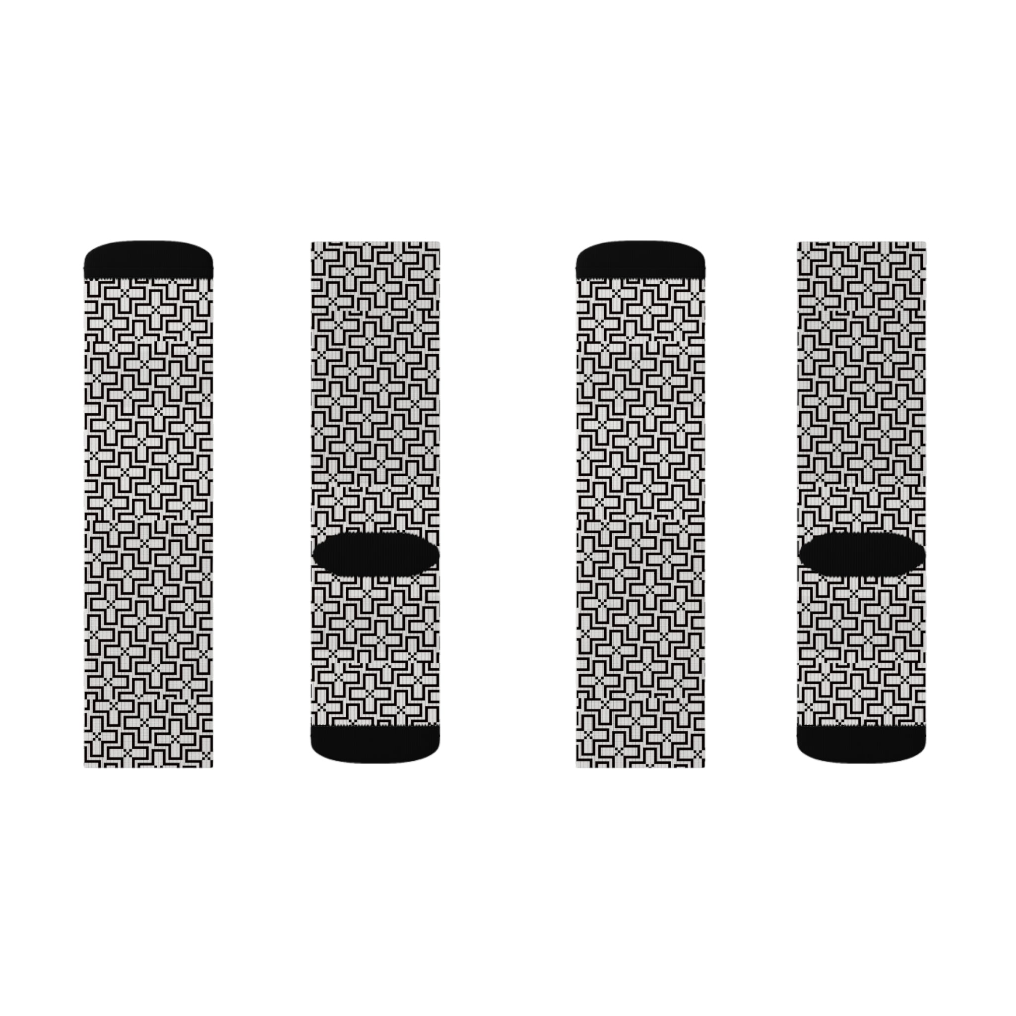 Stylish Sublimation Socks - Trendy Gift for Fashion Lovers, Cozy Footwear for Holidays, Casual or Sporty Look, Unique Accessories